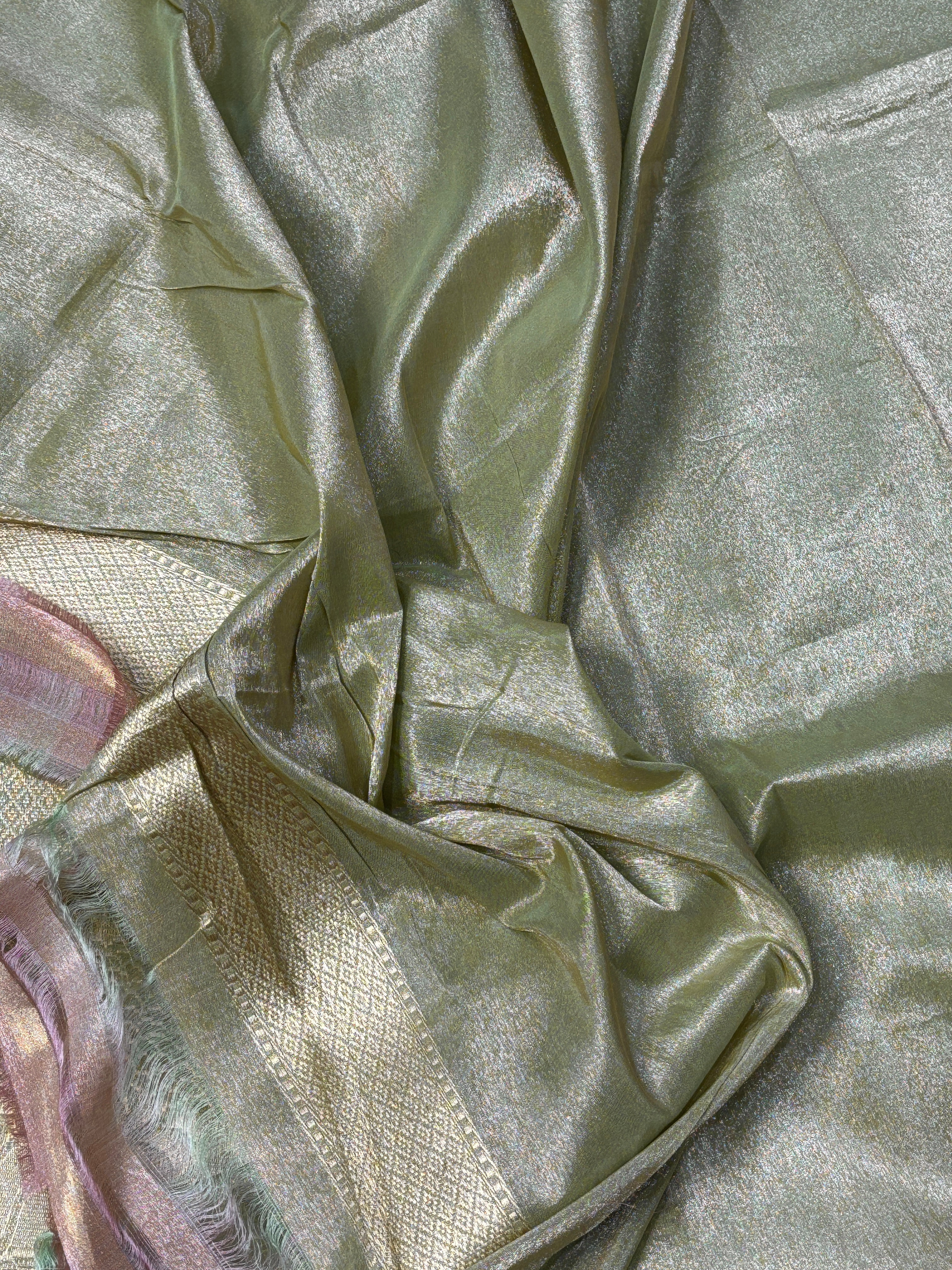 Tissue Banarasi Silk Handwoven Saree