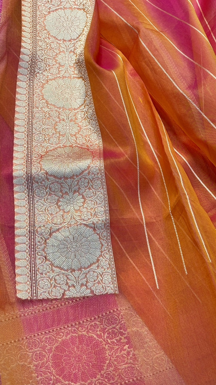 Tissue Rangkaat Banarasi Silk Handwoven Saree
