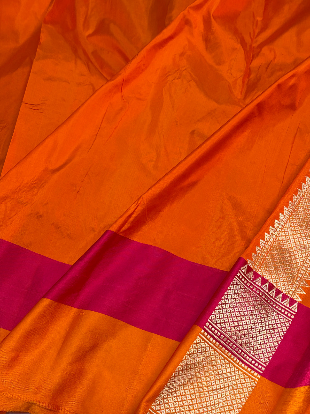Royal Blue Handwoven Pure BANARASI Brocade Saree