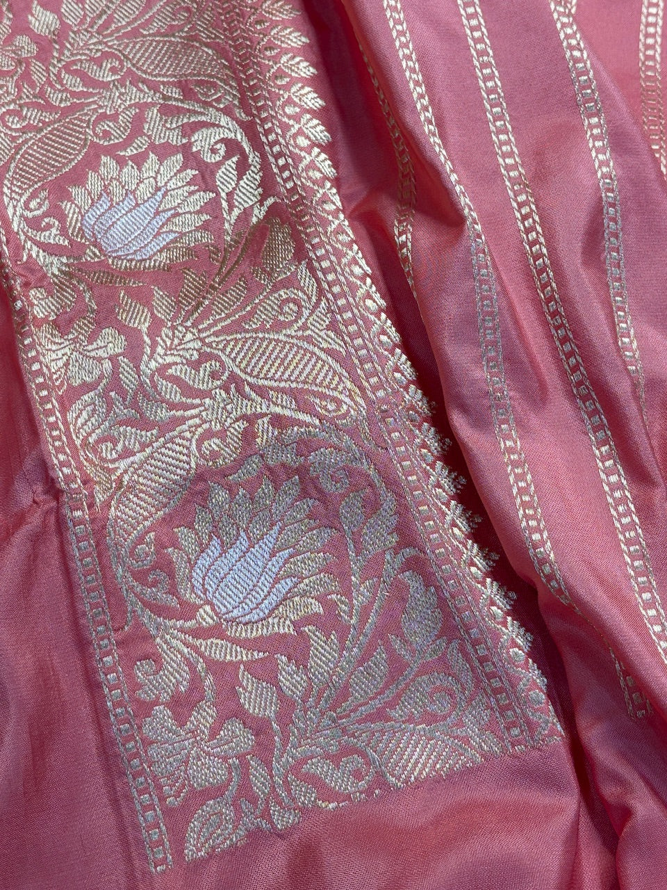 Pure Banarasi Rangkaat Silk Handloom Saree