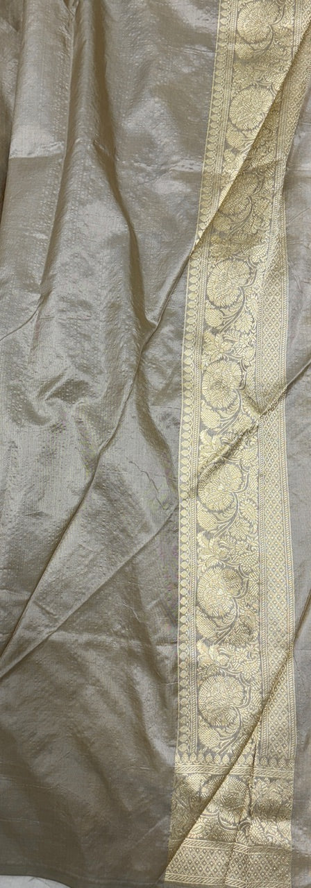 Moonlight Color Pure Banarasi Katan Silk Saree
