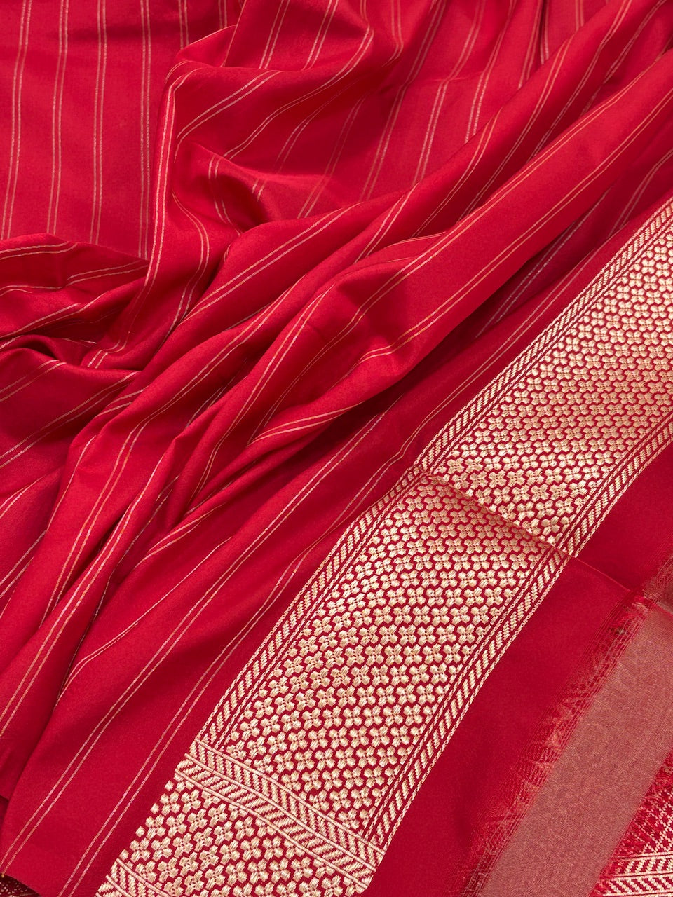 Purple Banarasi Pure Katan Silk Handwoven Saree