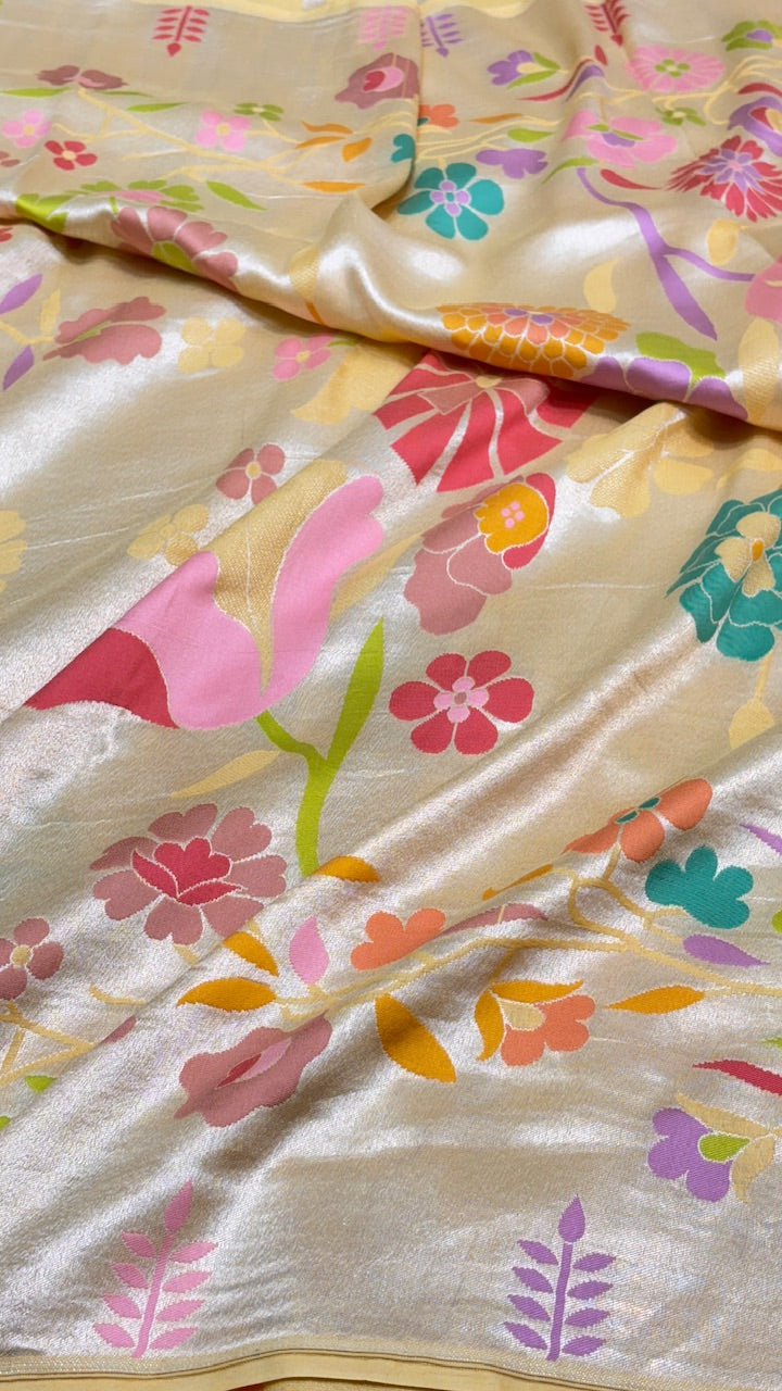 Banarasi Pure Tussar Georgette Silk Saree