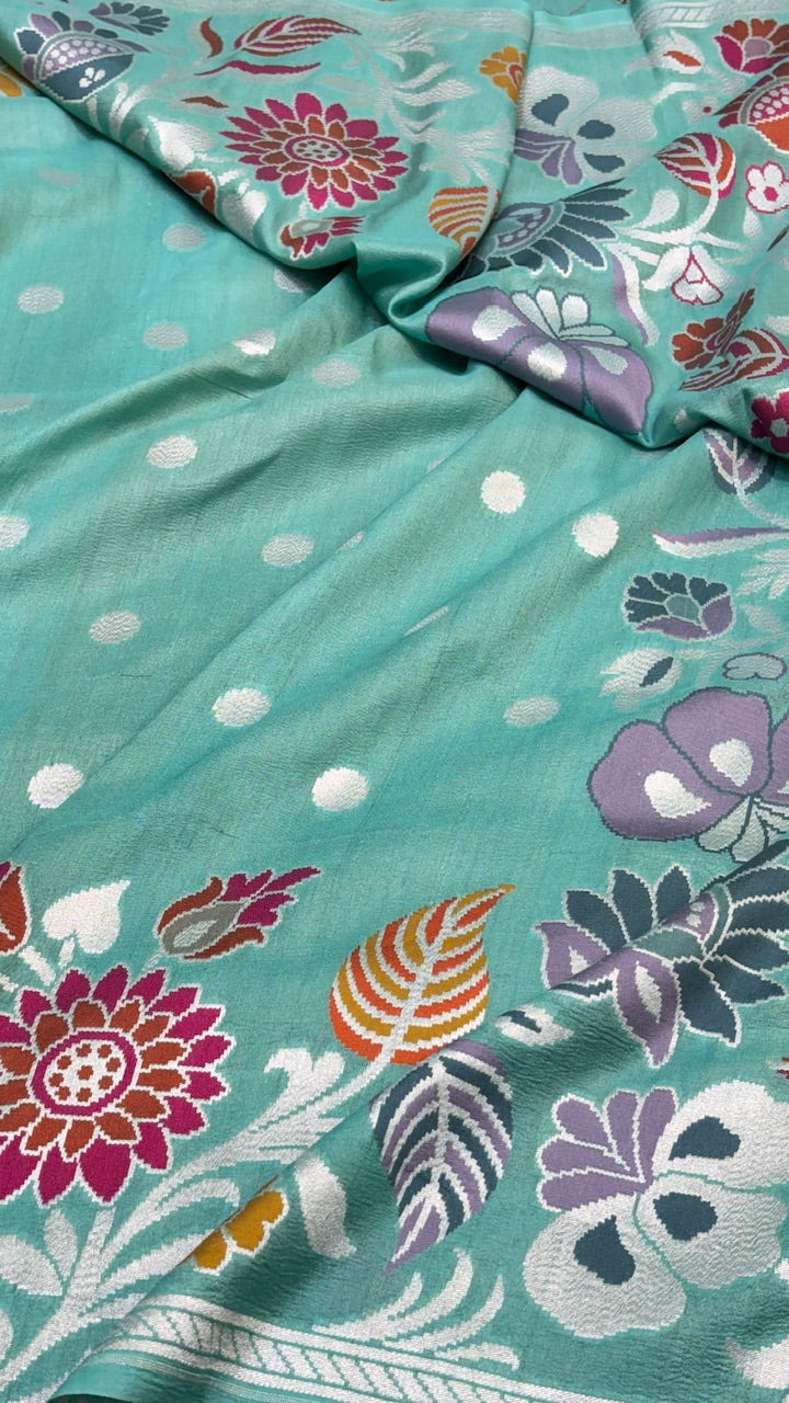Banarasi Pure Tussar Georgette Silk Saree