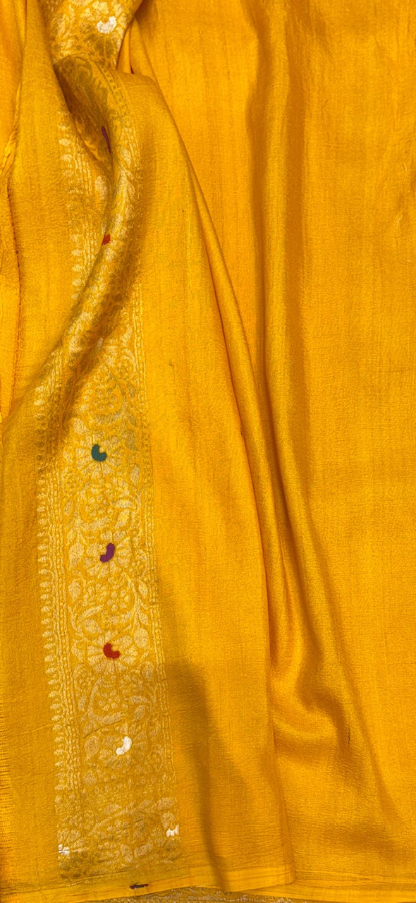 Banarasi Pure Tussar Georgette Silk Saree
