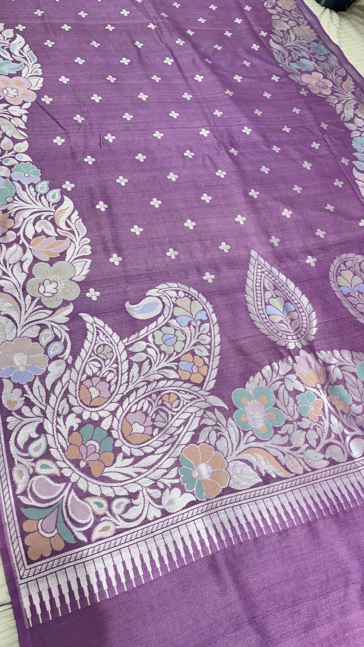 Banarasi Pure Tussar Georgette Silk Saree