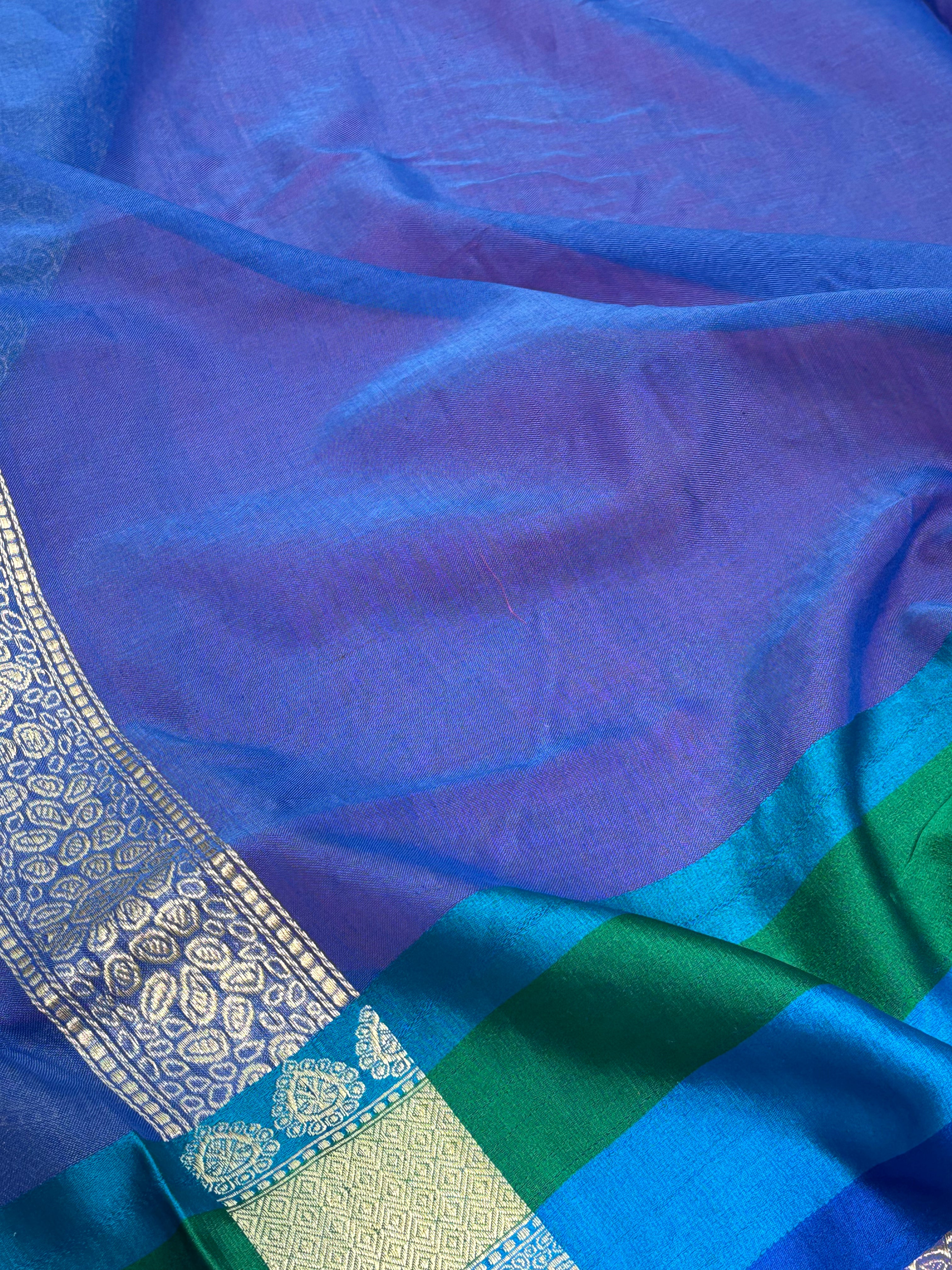 Pure Cotton Banarasi Handwoven Pink Saree