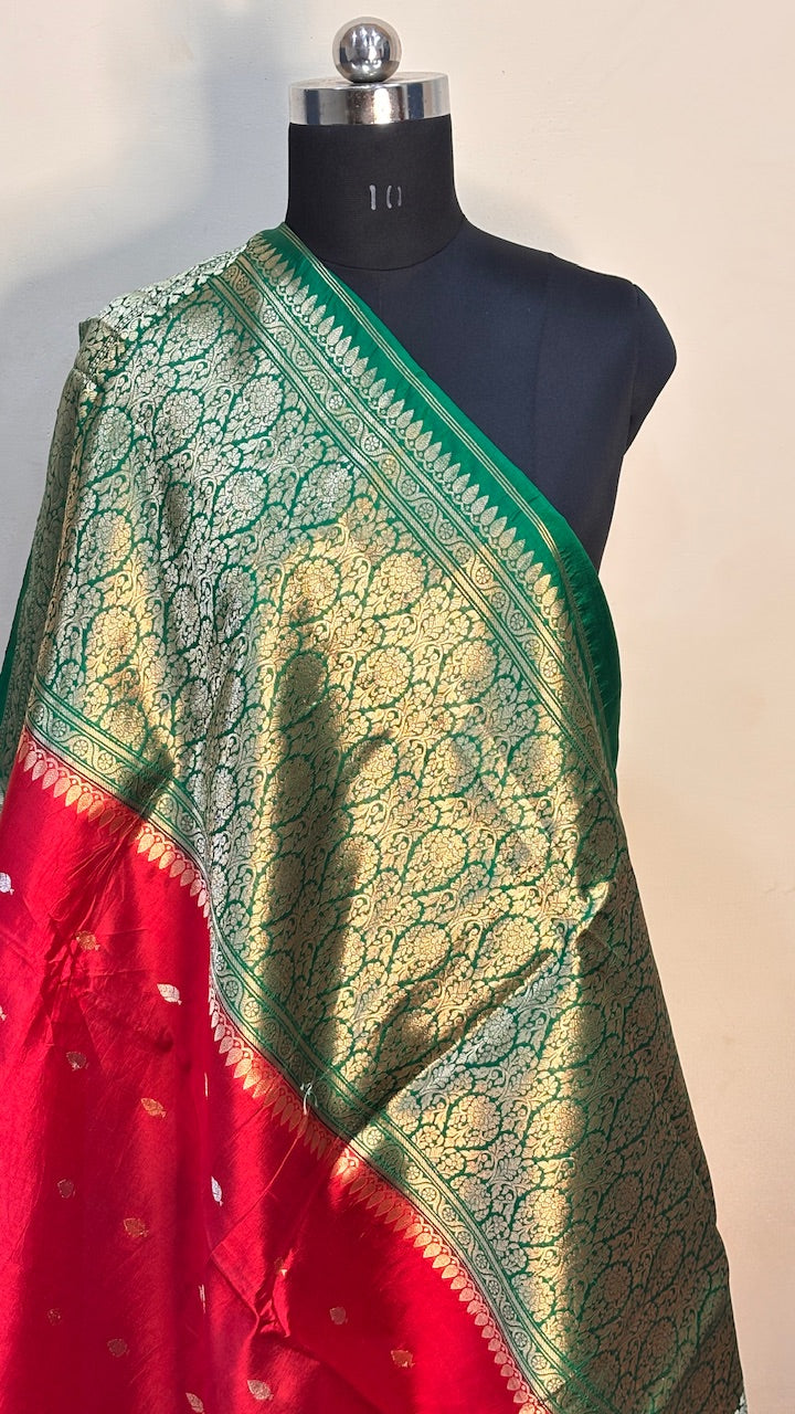 Red Mango Banarasi Silk Handwoven Saree