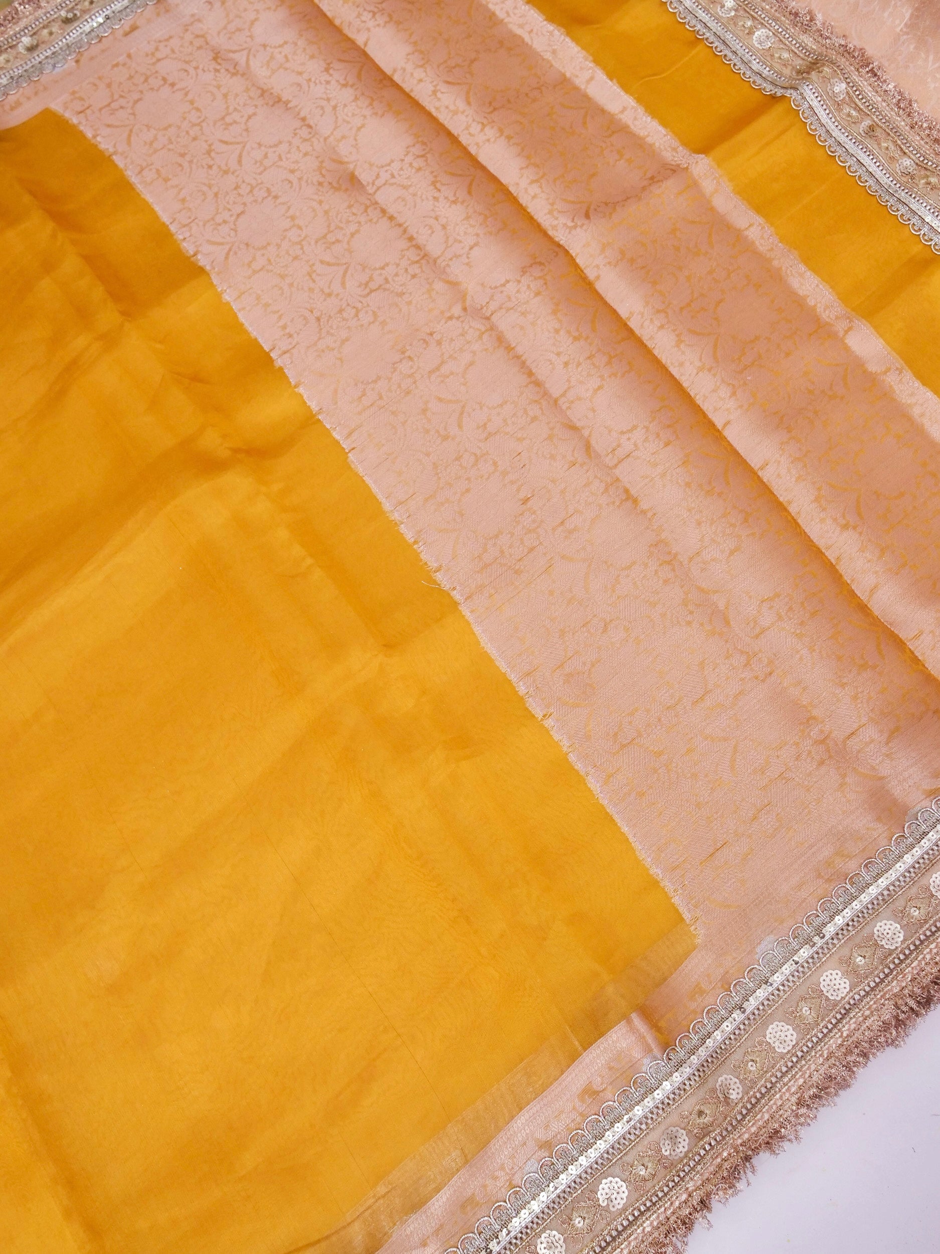 Banarasi Pure Tissue Silk Saree with Brocade Blouse