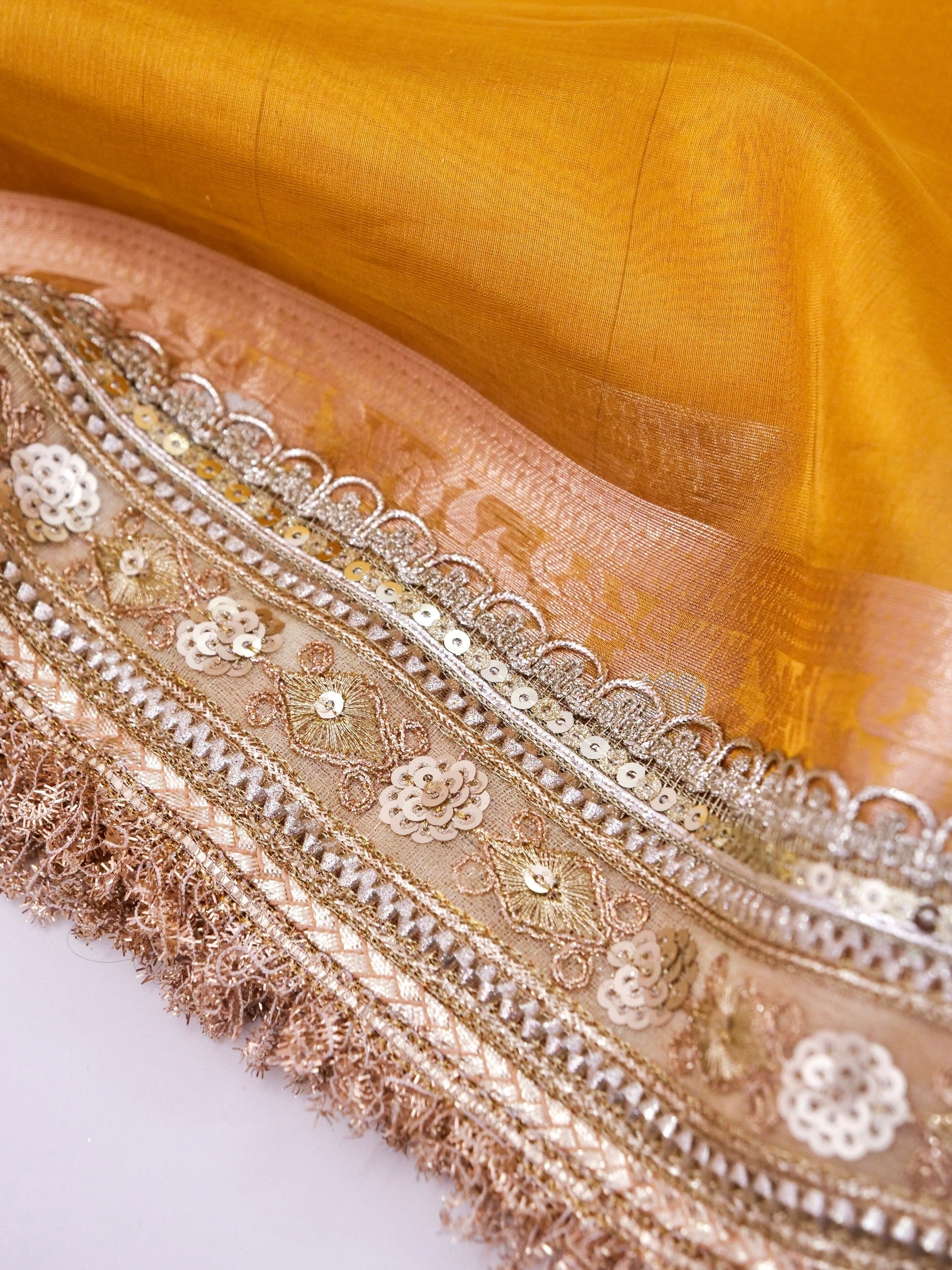 Banarasi Pure Tissue Silk Saree with Brocade Blouse