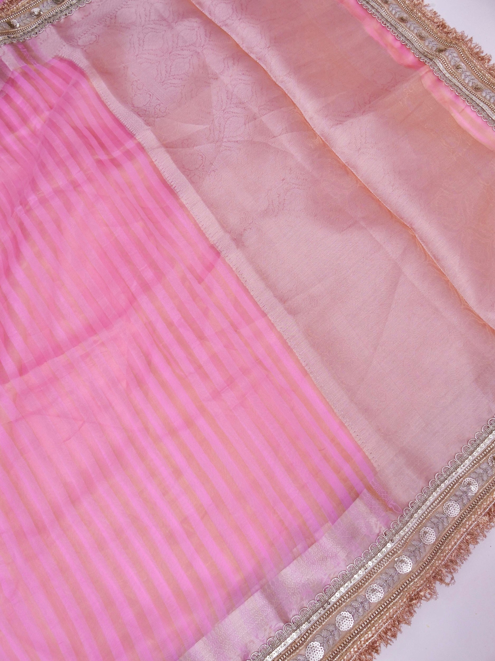 Banarasi Pure Tissue Silk Saree with Brocade Blouse