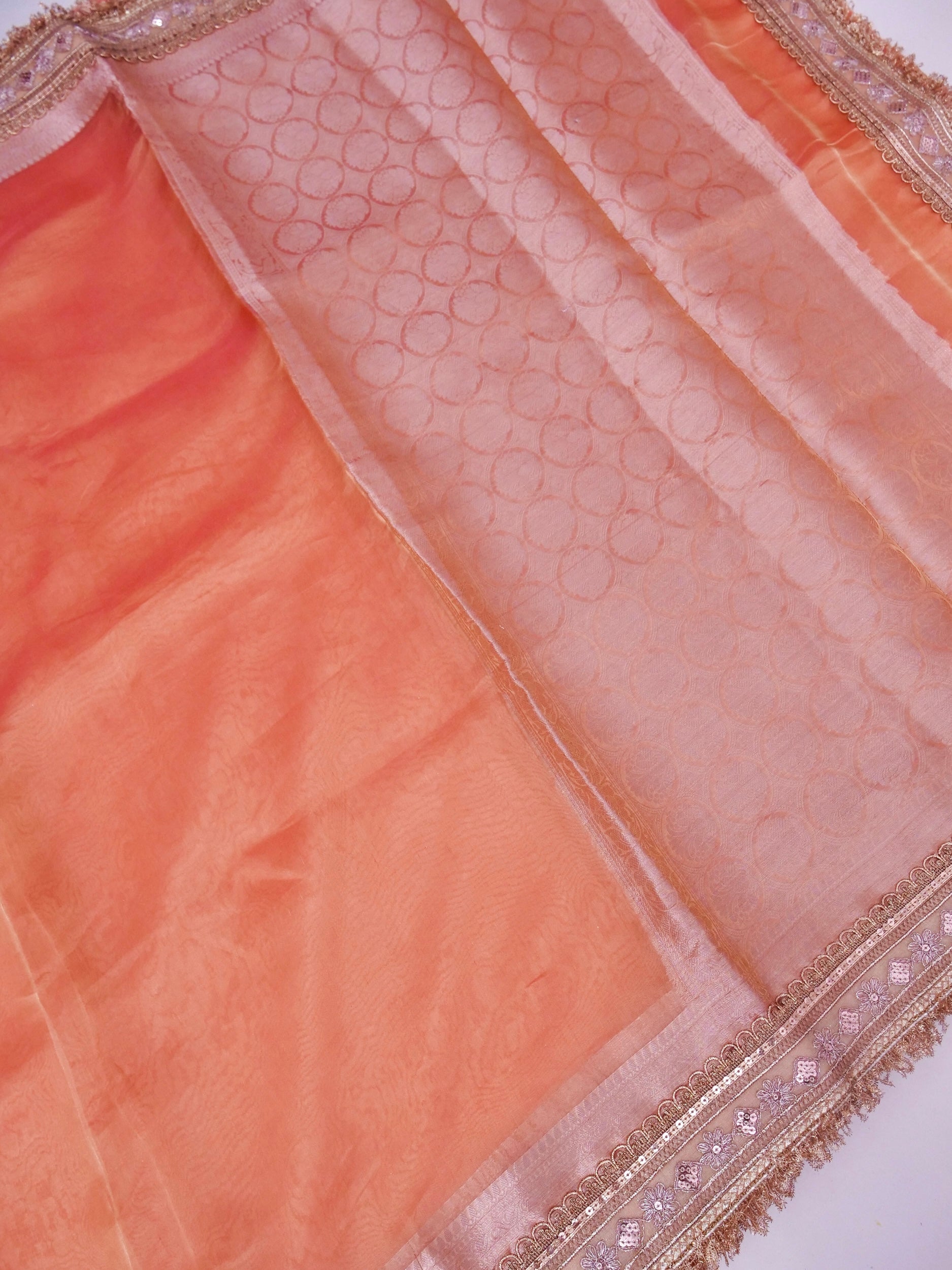 Banarasi Pure Tissue Silk Saree with Brocade Blouse