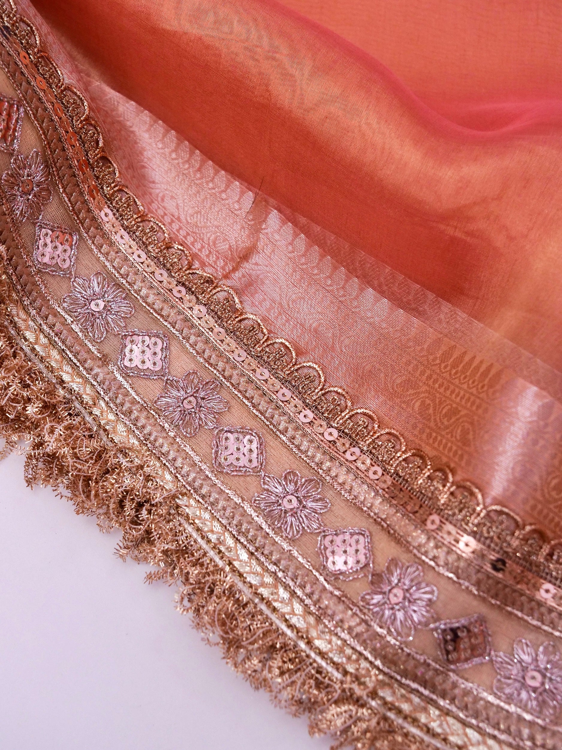 Banarasi Pure Tissue Silk Saree with Brocade Blouse