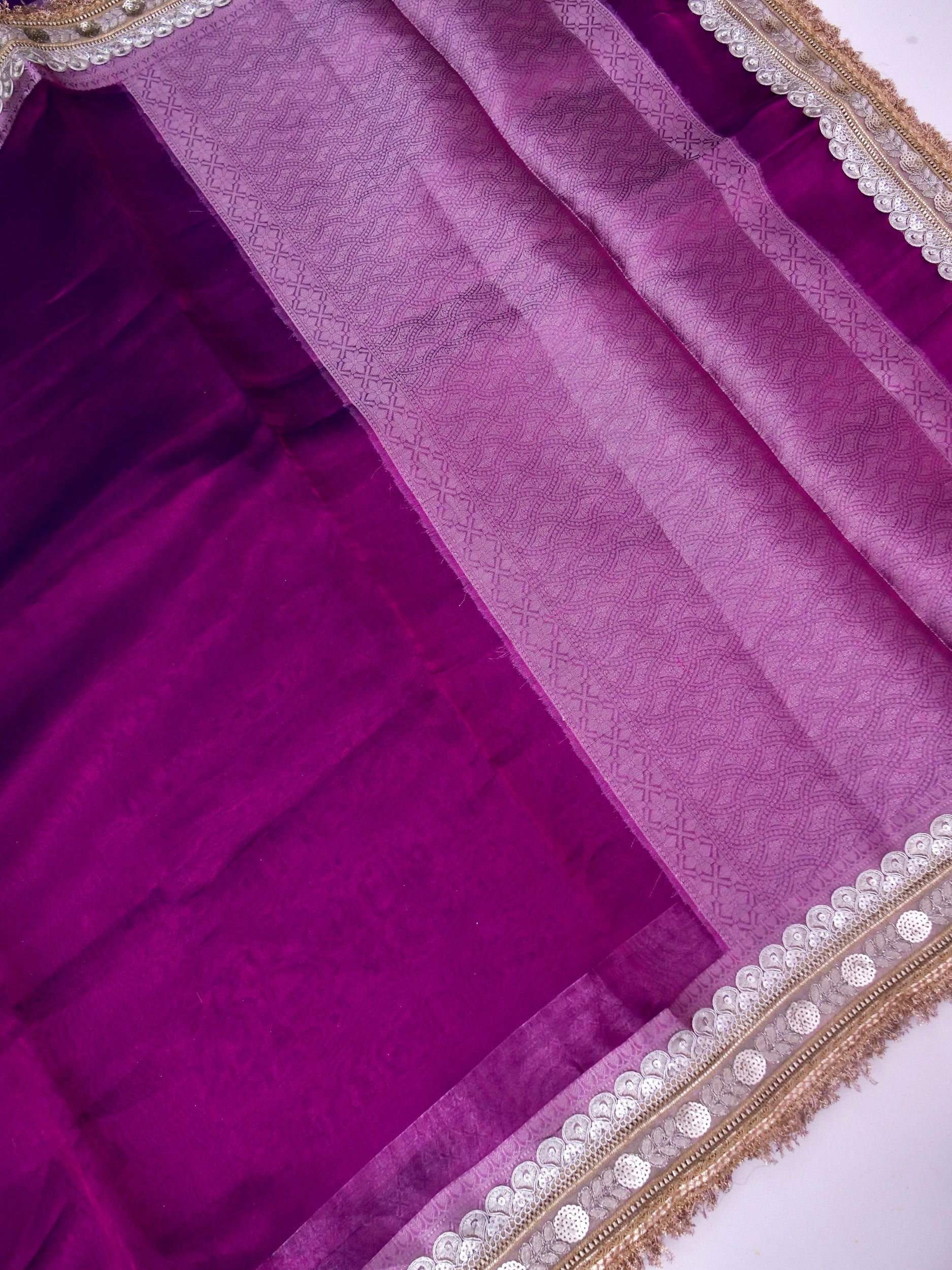 Banarasi Pure Tissue Silk Saree with Brocade Blouse