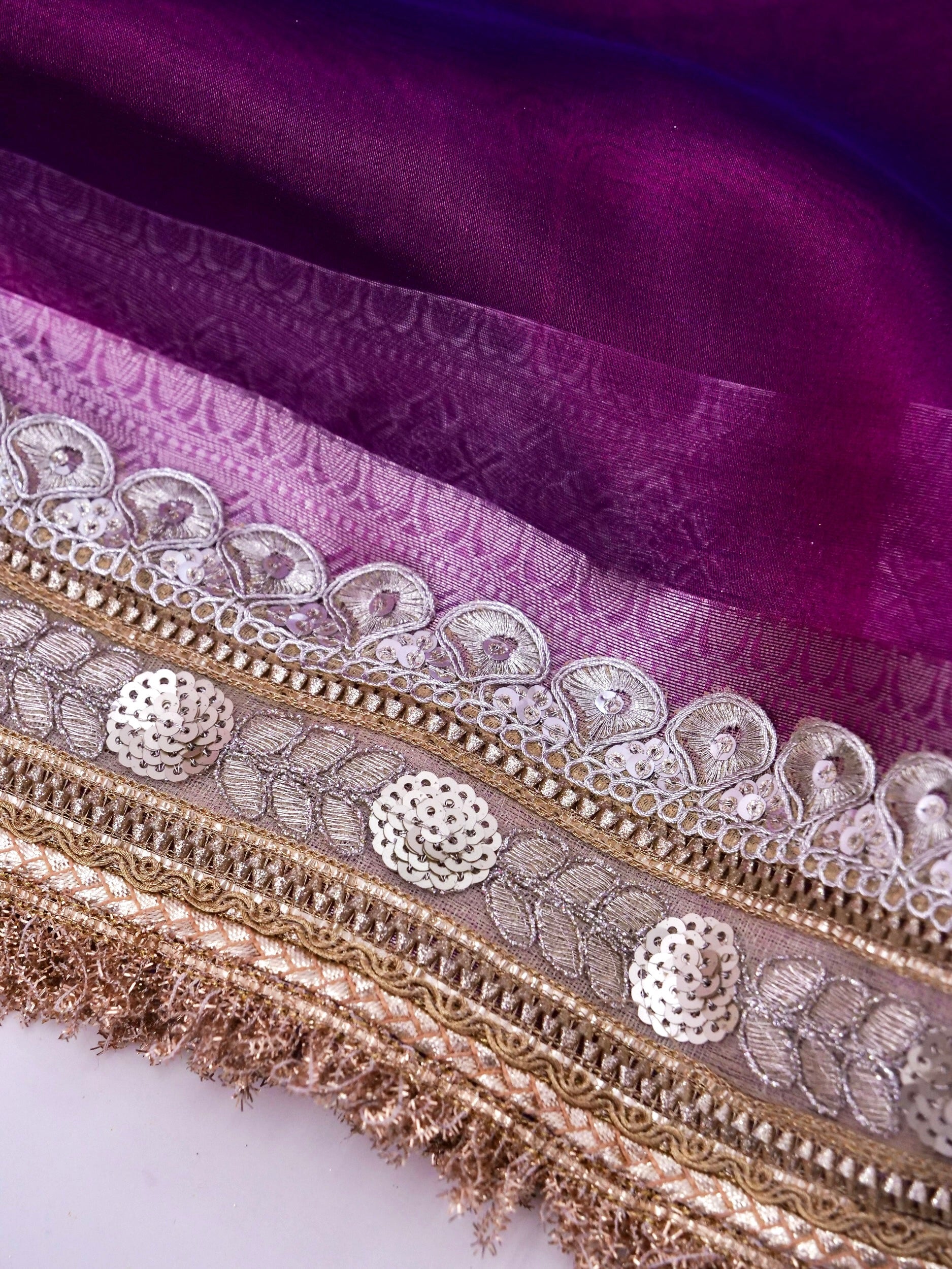 Banarasi Pure Tissue Silk Saree with Brocade Blouse