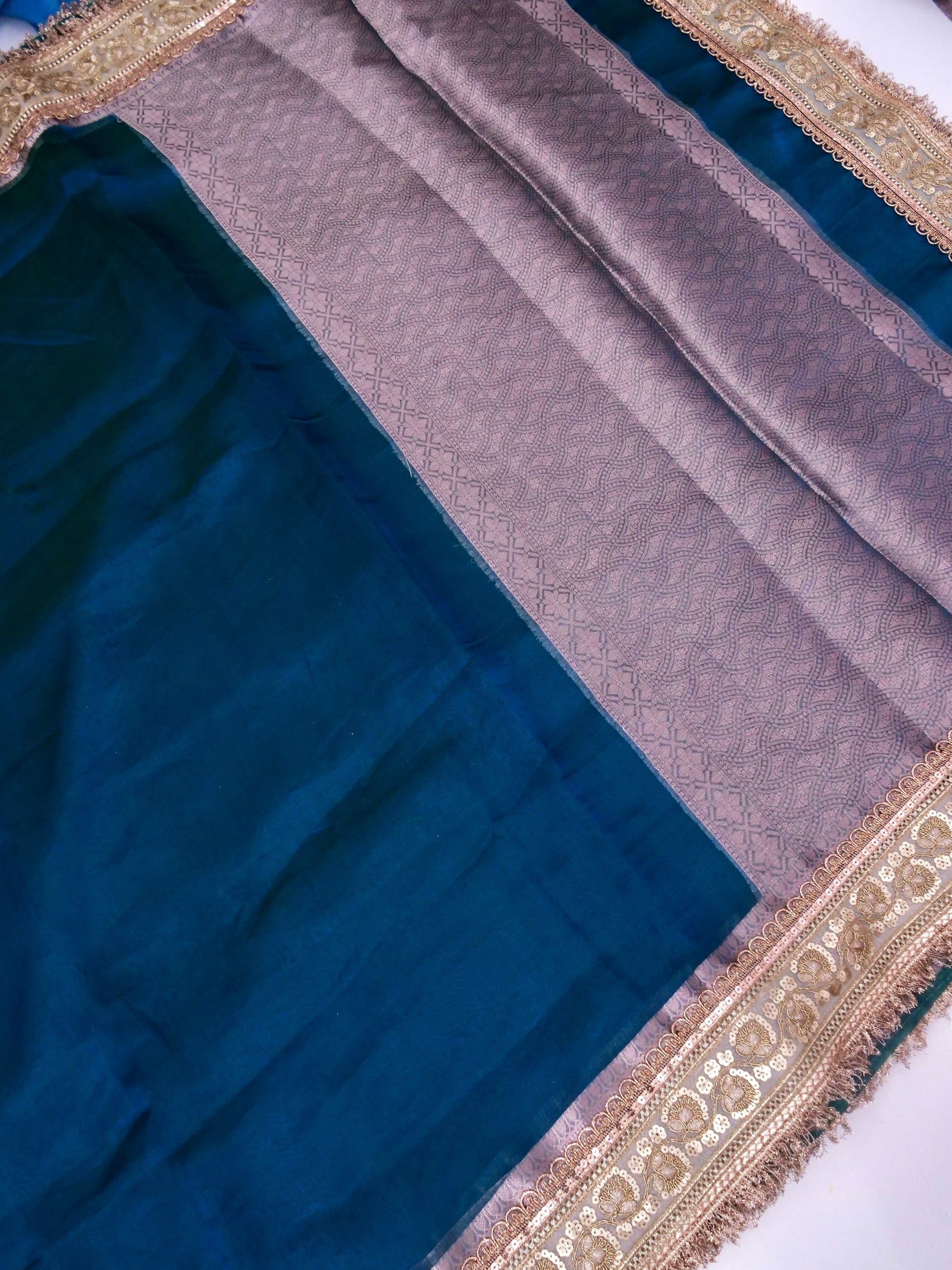Banarasi Pure Tissue Silk Saree with Brocade Blouse