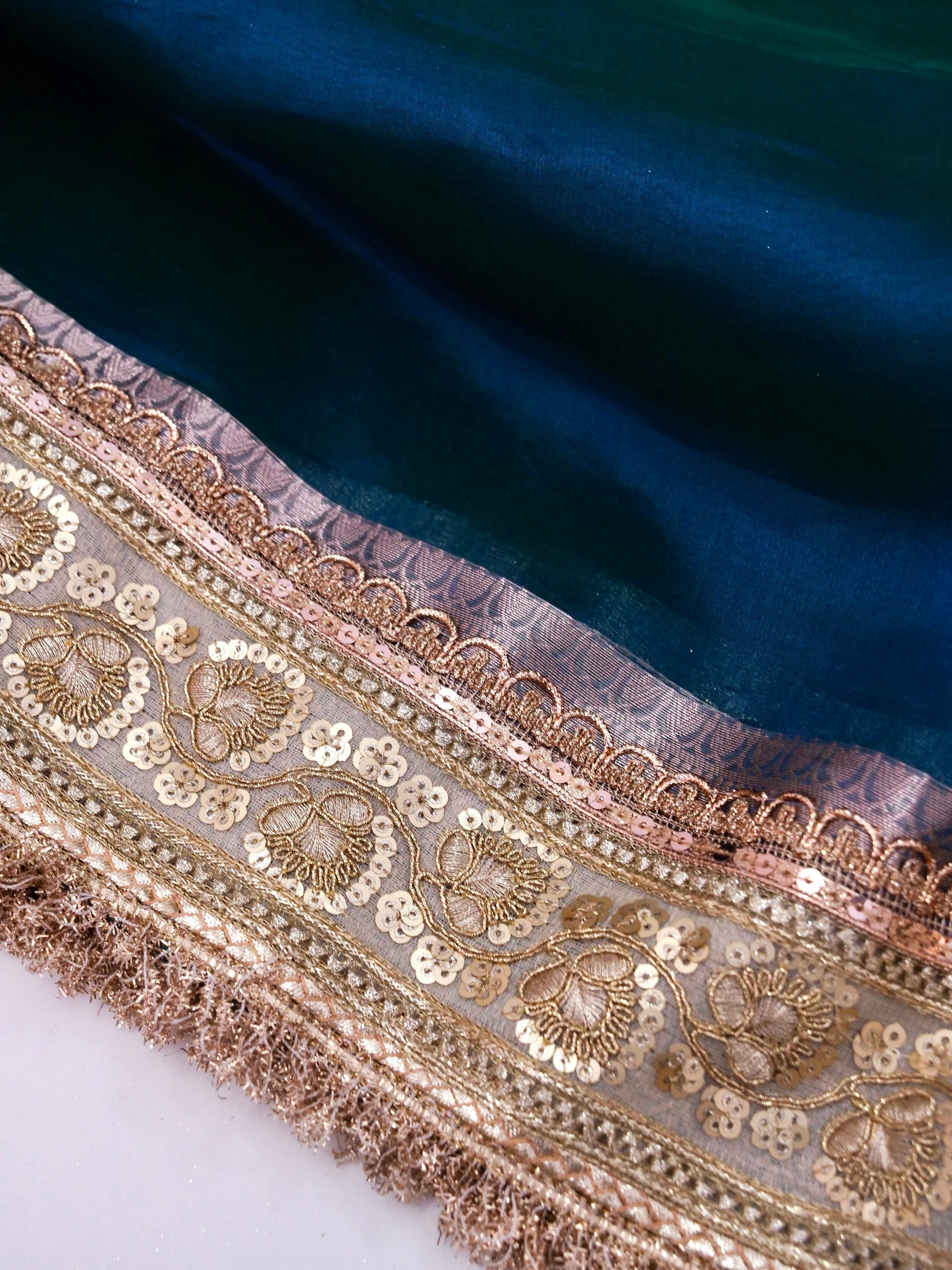 Banarasi Pure Tissue Silk Saree with Brocade Blouse