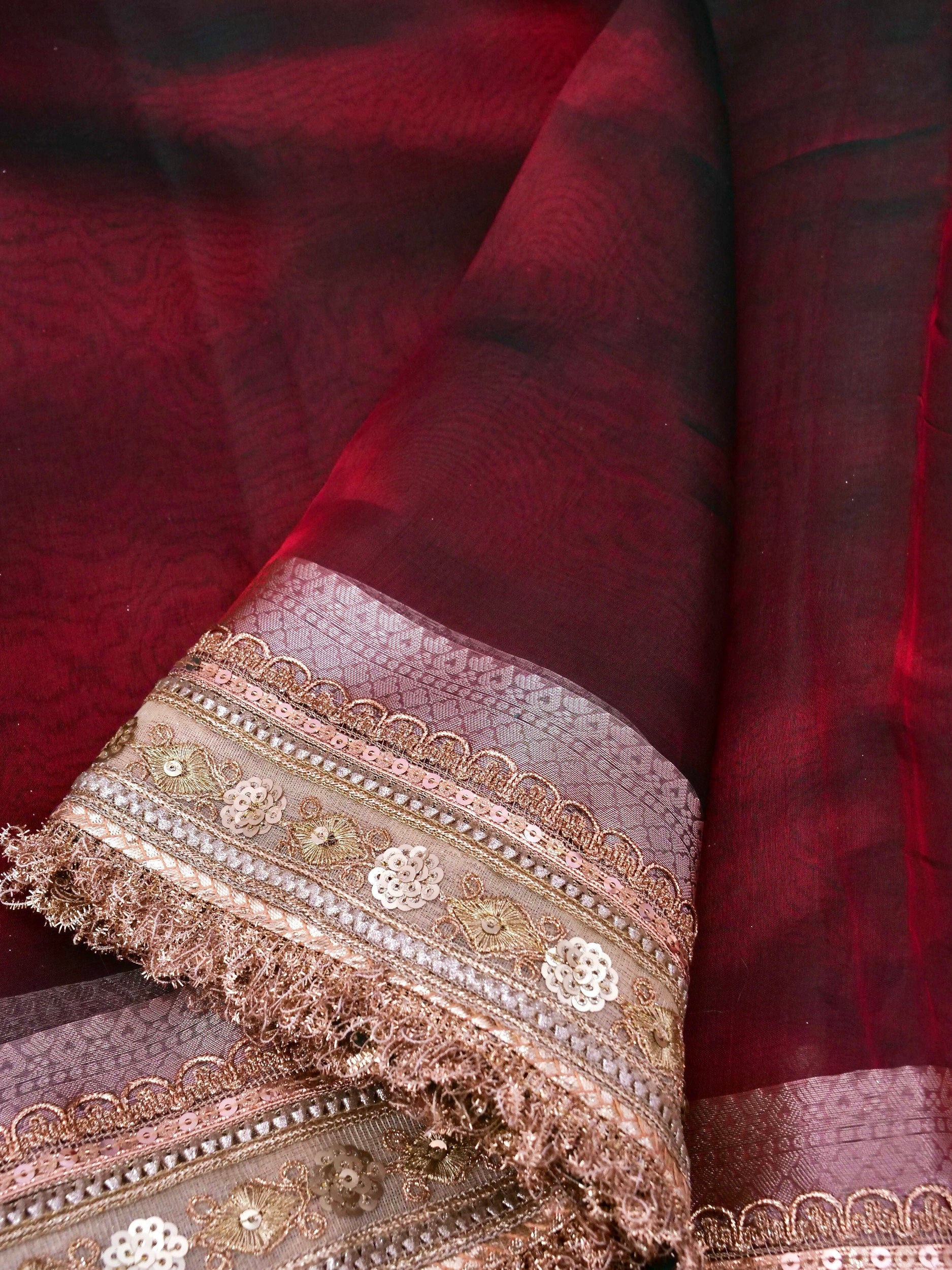 Banarasi Pure Tissue Silk Saree with Brocade Blouse