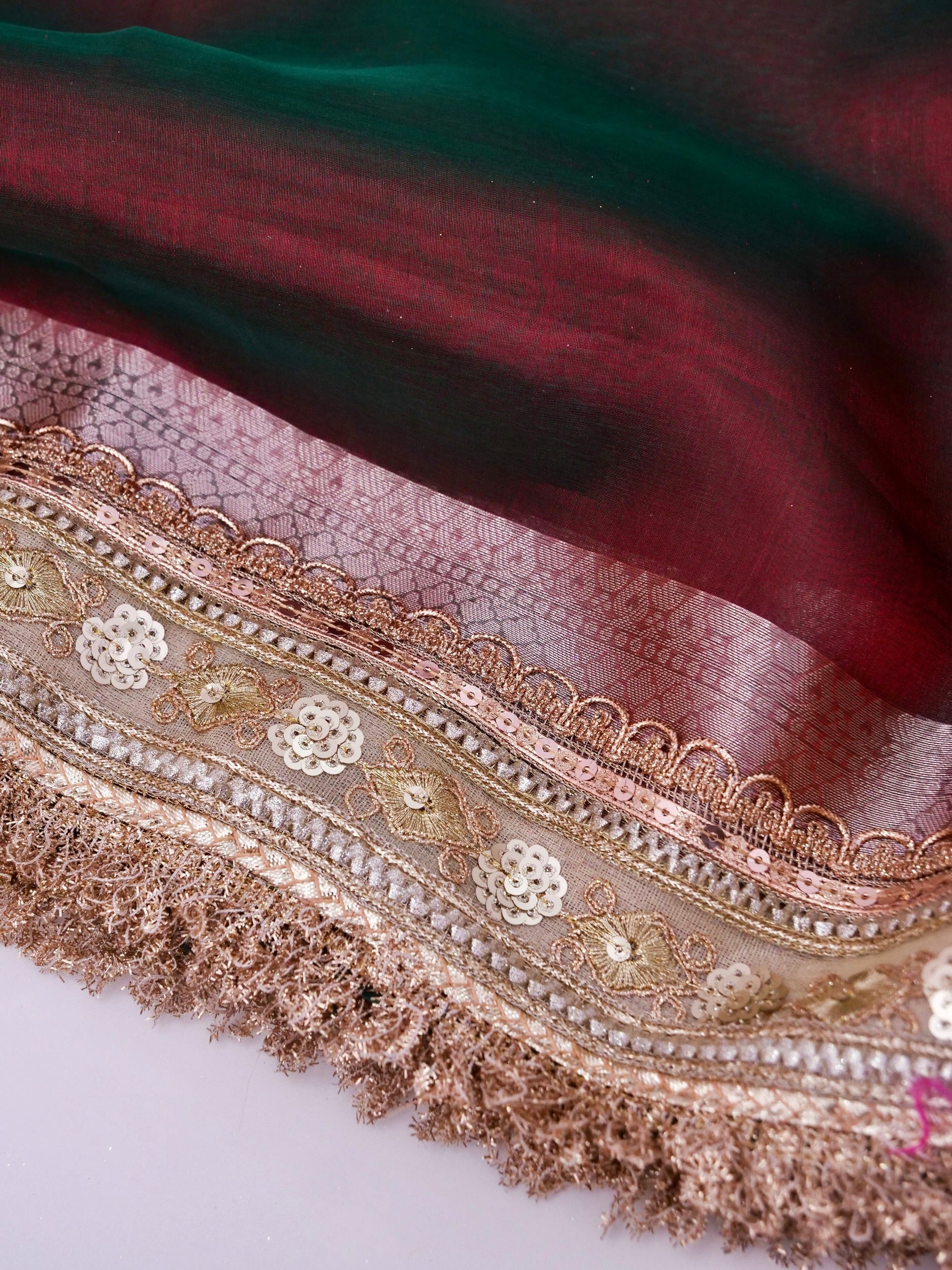 Banarasi Pure Tissue Silk Saree with Brocade Blouse