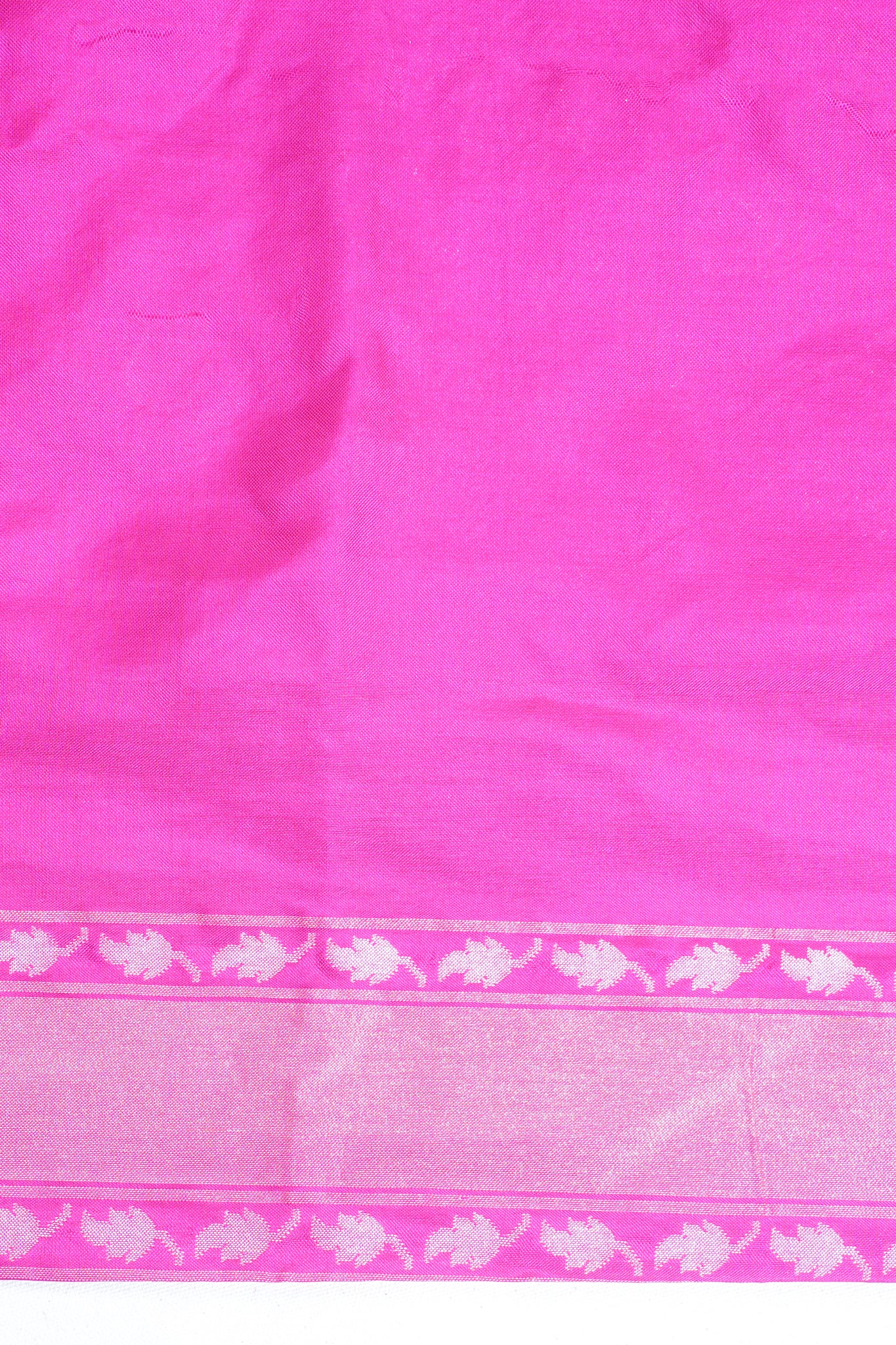 Pink Pure Ektara Silk Handwoven Saree
