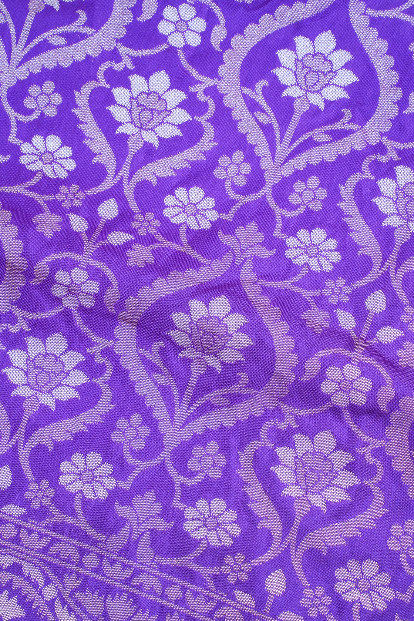 Royal Purple Pure Ektara Silk Handwoven Saree