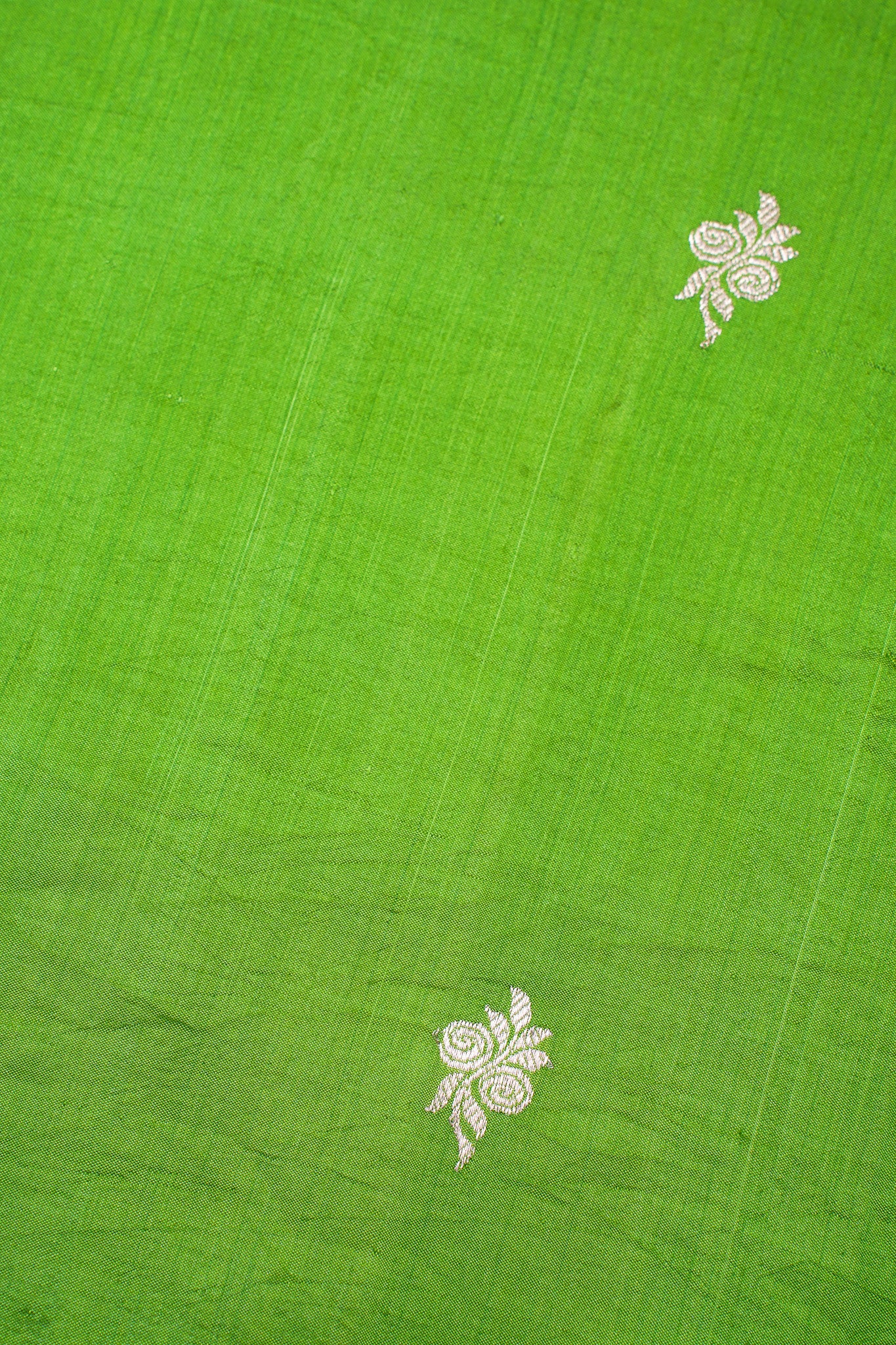 Green Handloom Pure Silk Banarasi Saree