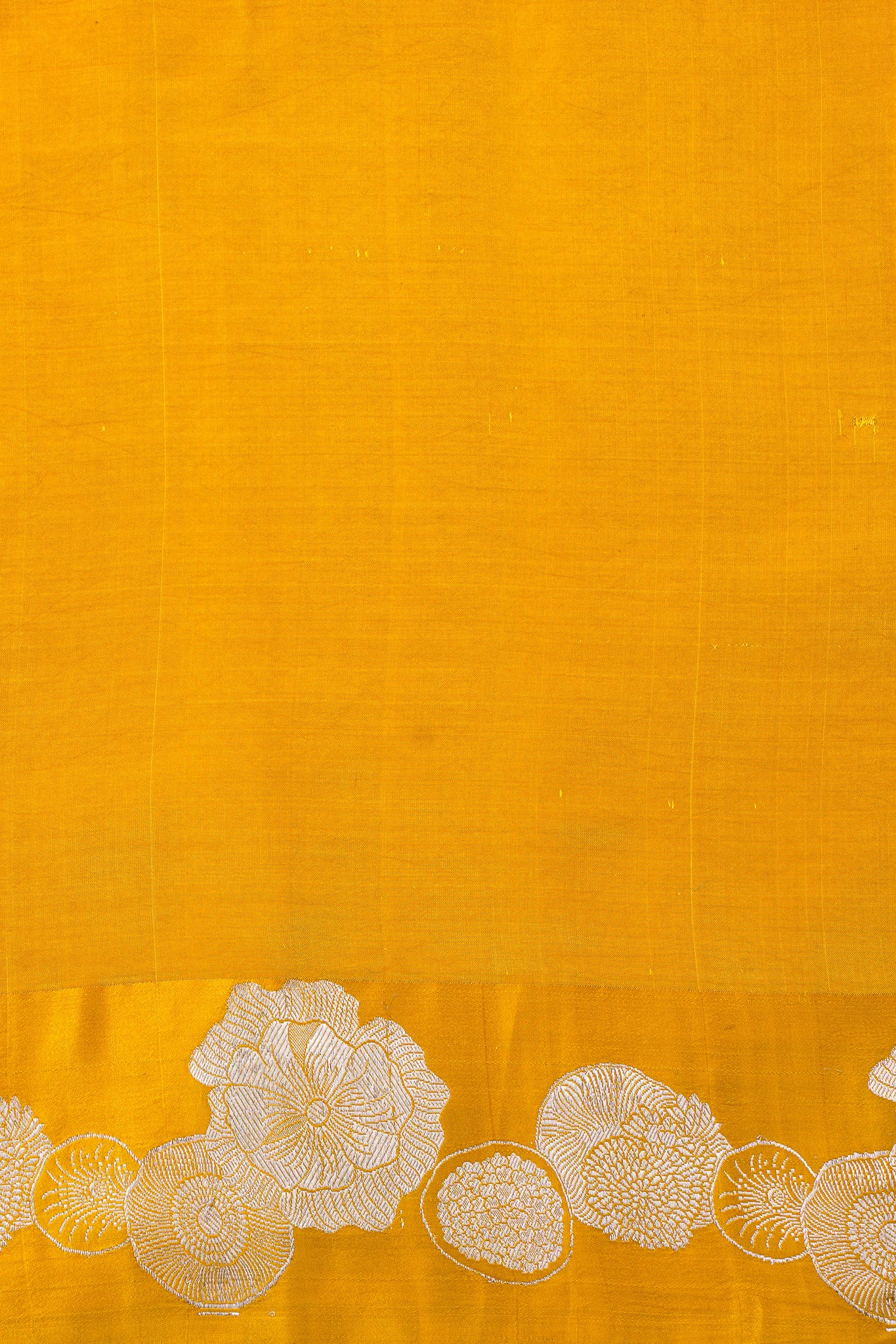 Golden Mustard Handloom Pure Silk Banarasi Saree