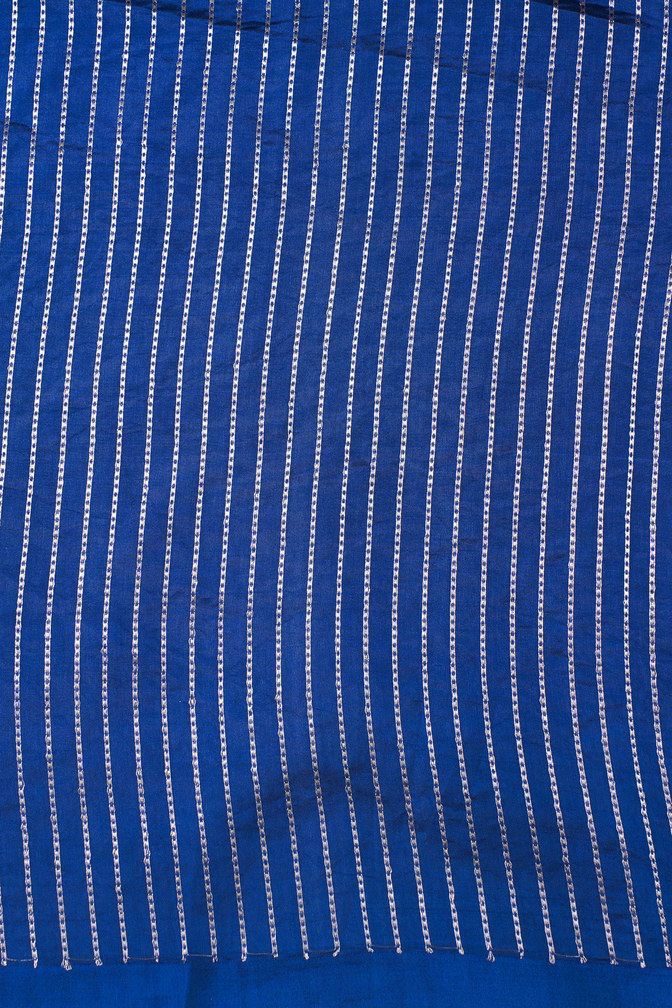 Royal Blue Handloom Pure Silk Banarasi Saree