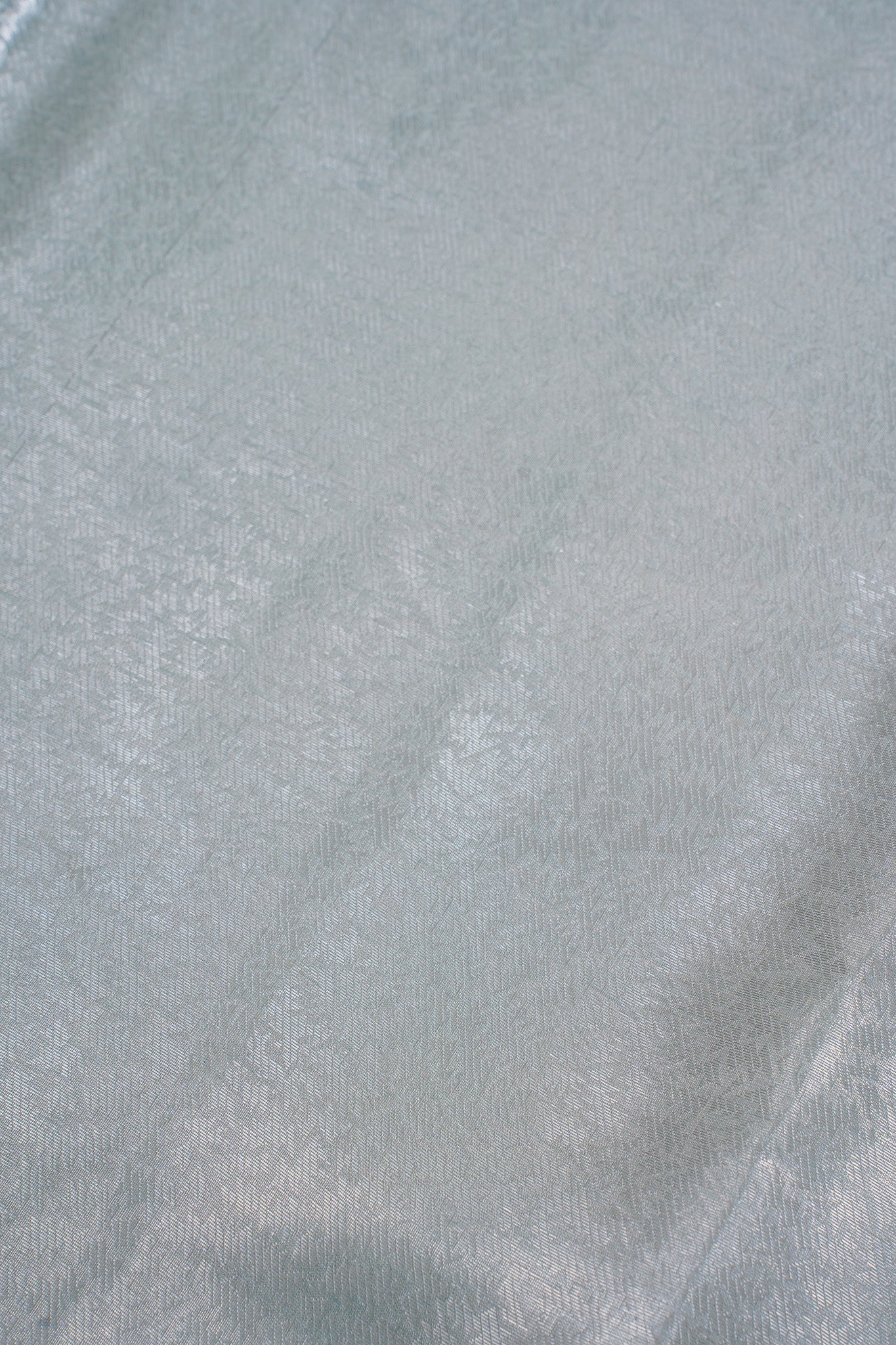 Pure Tissue Molten Gold Handwoven Saree with Aqua Border & Pallu