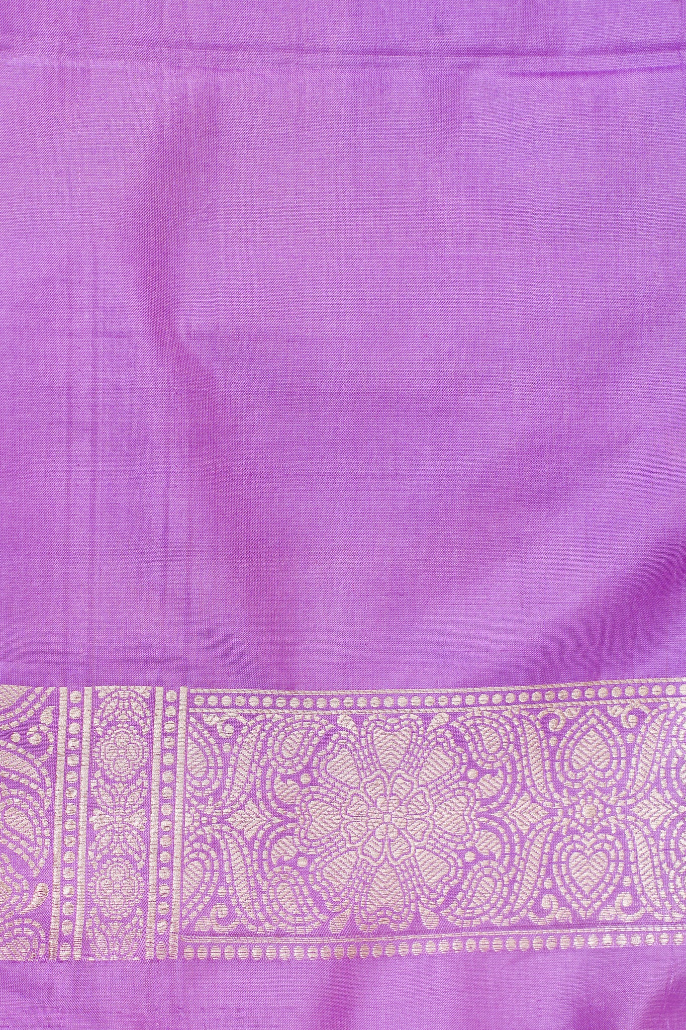 Lavender Banarasi Pure Katan Silk Jaal Saree