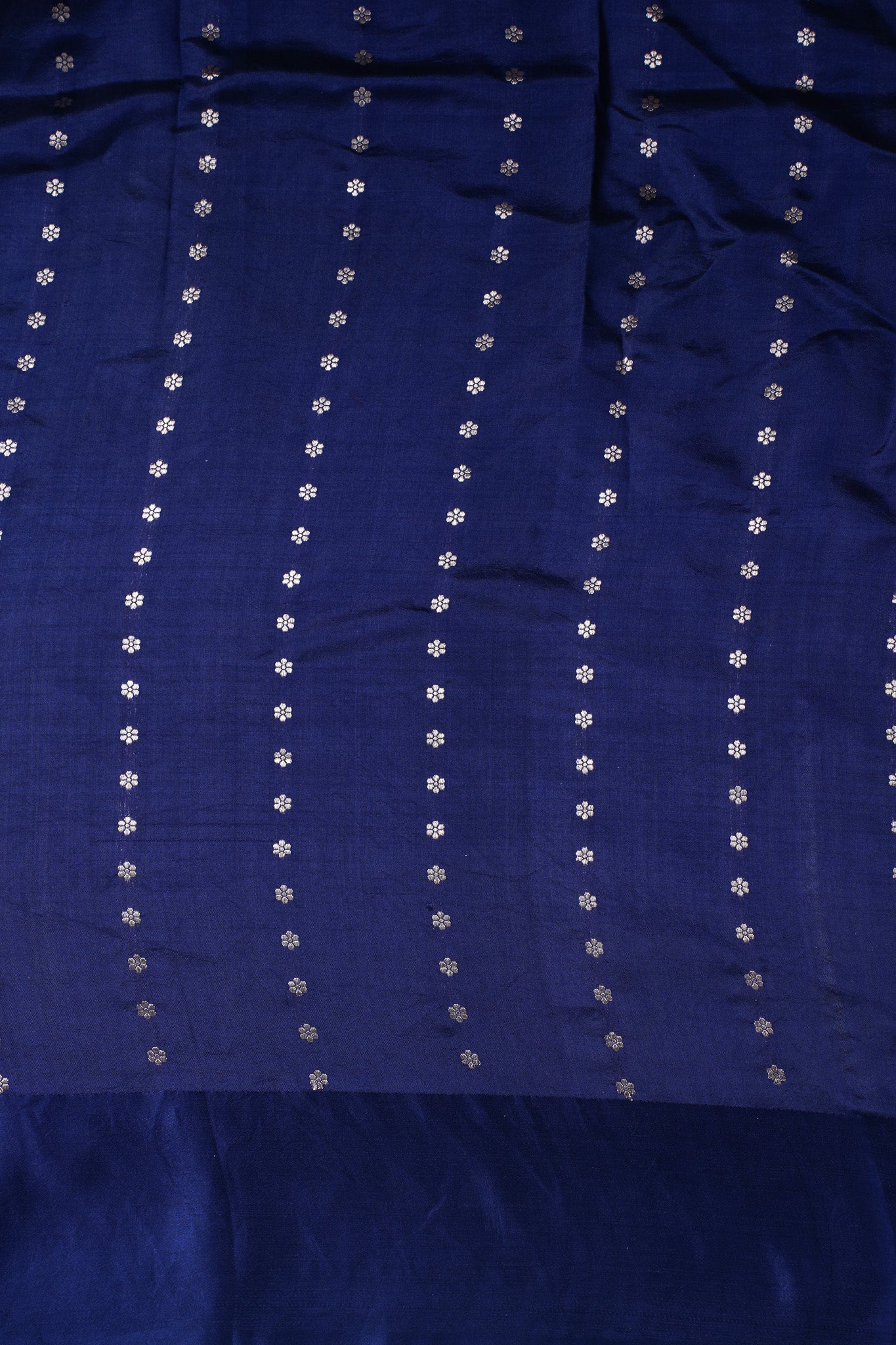 Royal Blue Handloom Pure Silk Banarasi Saree