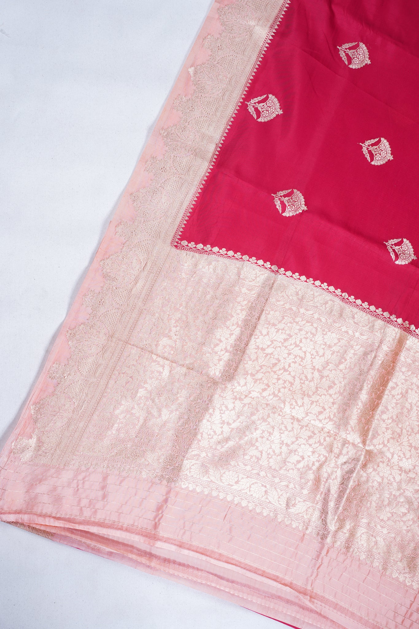 Pure Mango Katan Silk Handwoven Saree