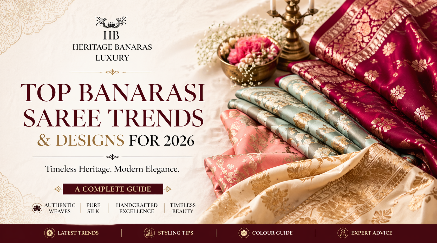 Top Banarasi Saree Trends & Designs in  2026