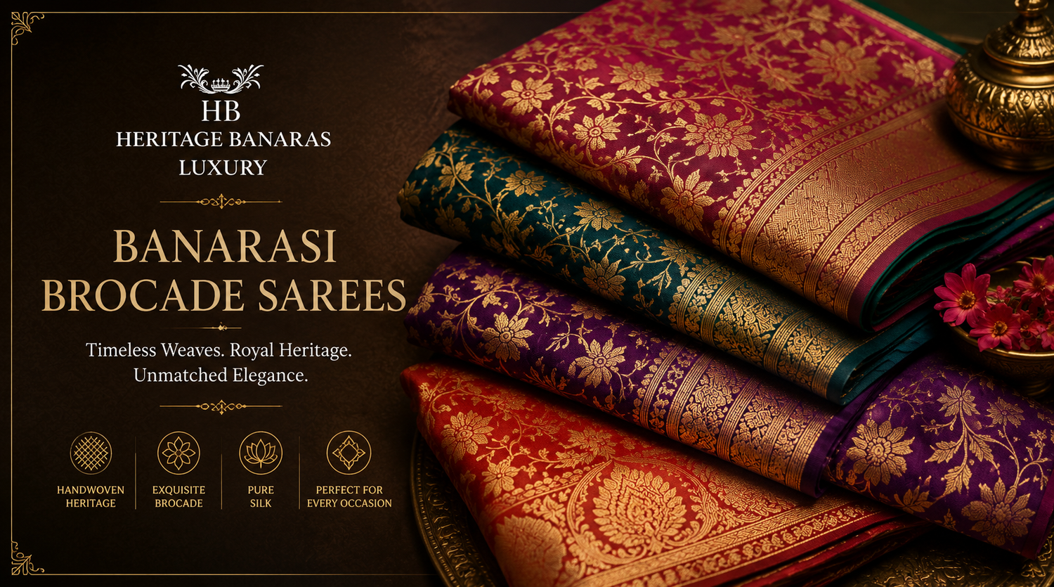 Banarasi Brocade Sarees: History, Weaving, Designs, Types & Styling Guide