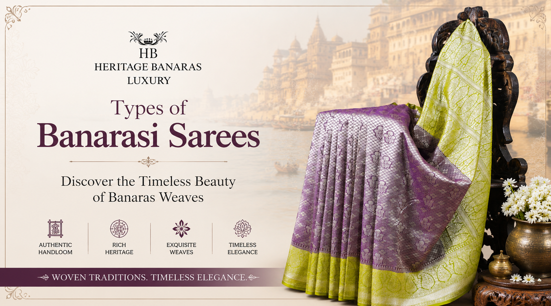 Types of Banarasi Sarees: Discover the Timeless Beauty of Banaras Weaves