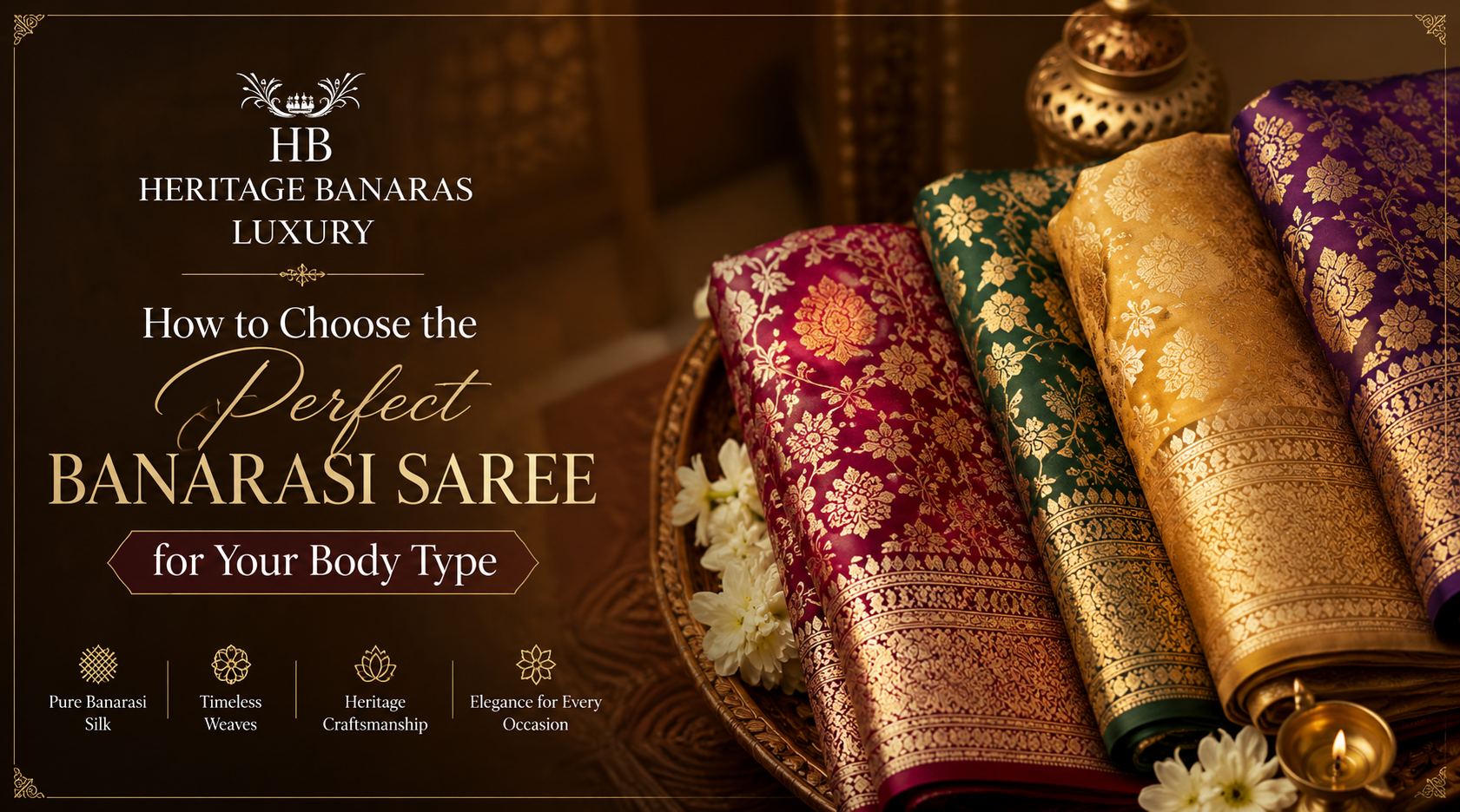 How to Choose the Perfect Banarasi Saree for Your Body Type