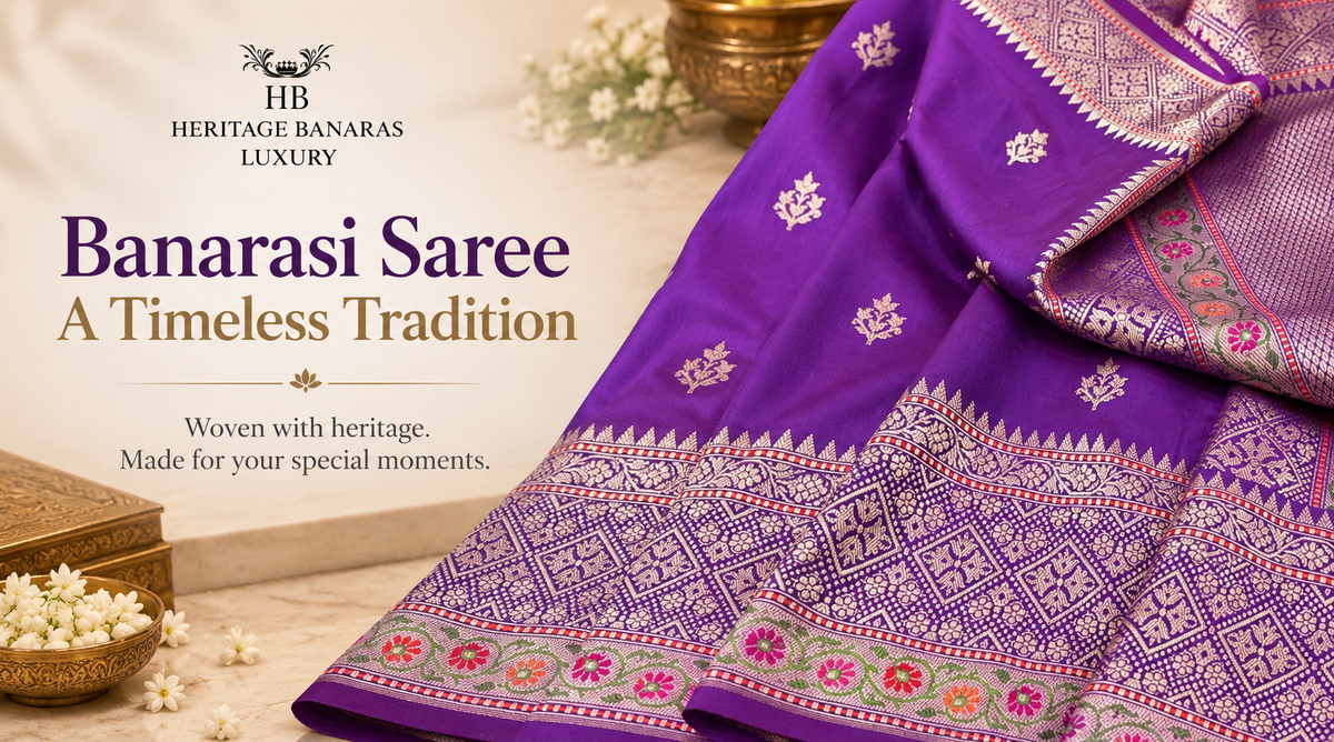 What Is an Ektara Banarasi Saree?