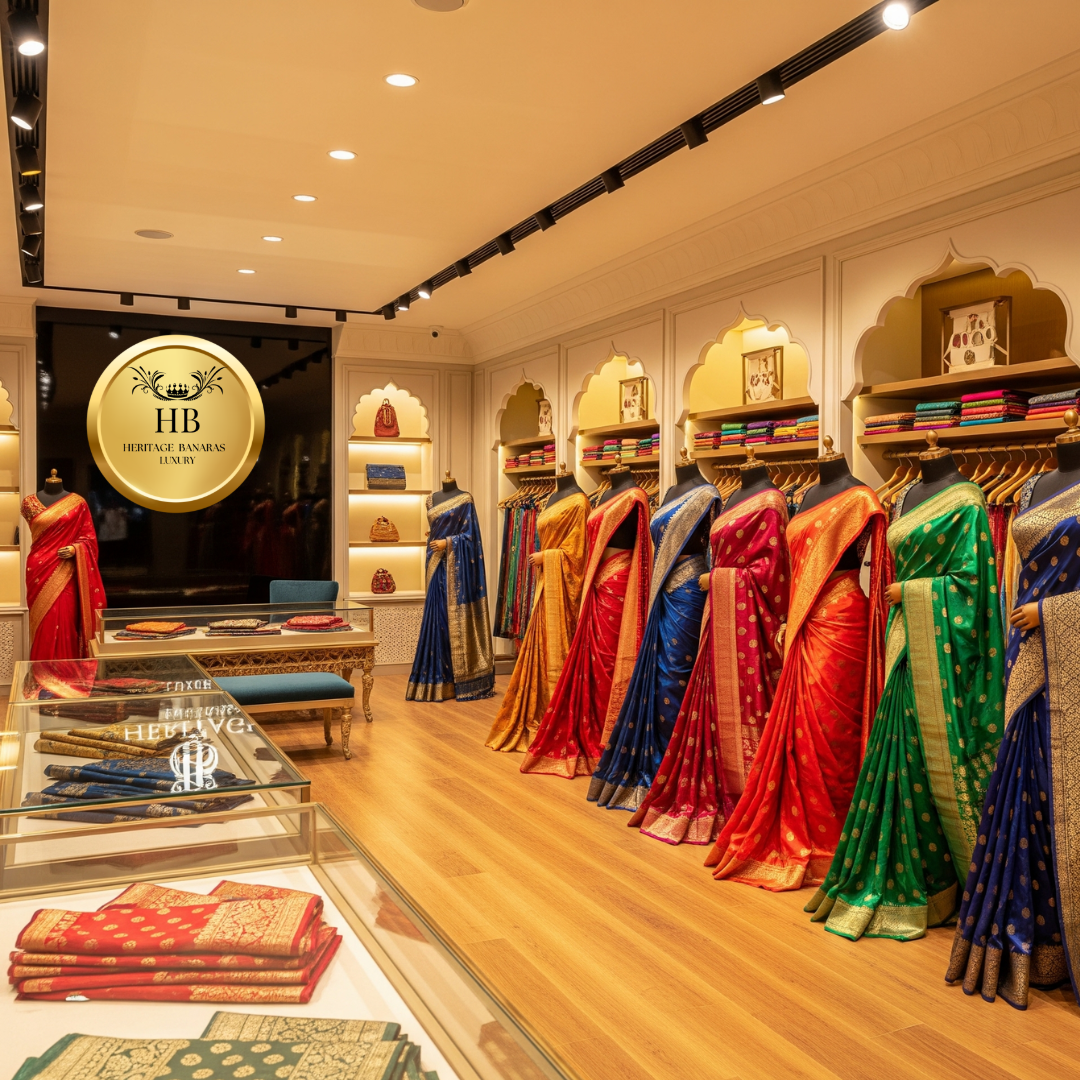 Best Luxury Saree Shop in Varanasi - Heritage Banaras Luxury
