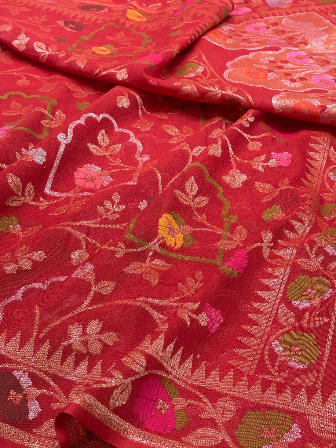 Banarasi cotton Jamdani handloom Saree