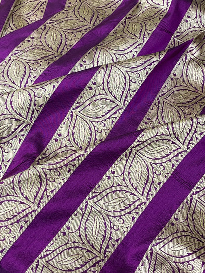 Wine Banarasi Pure Katan Silk Lehenga