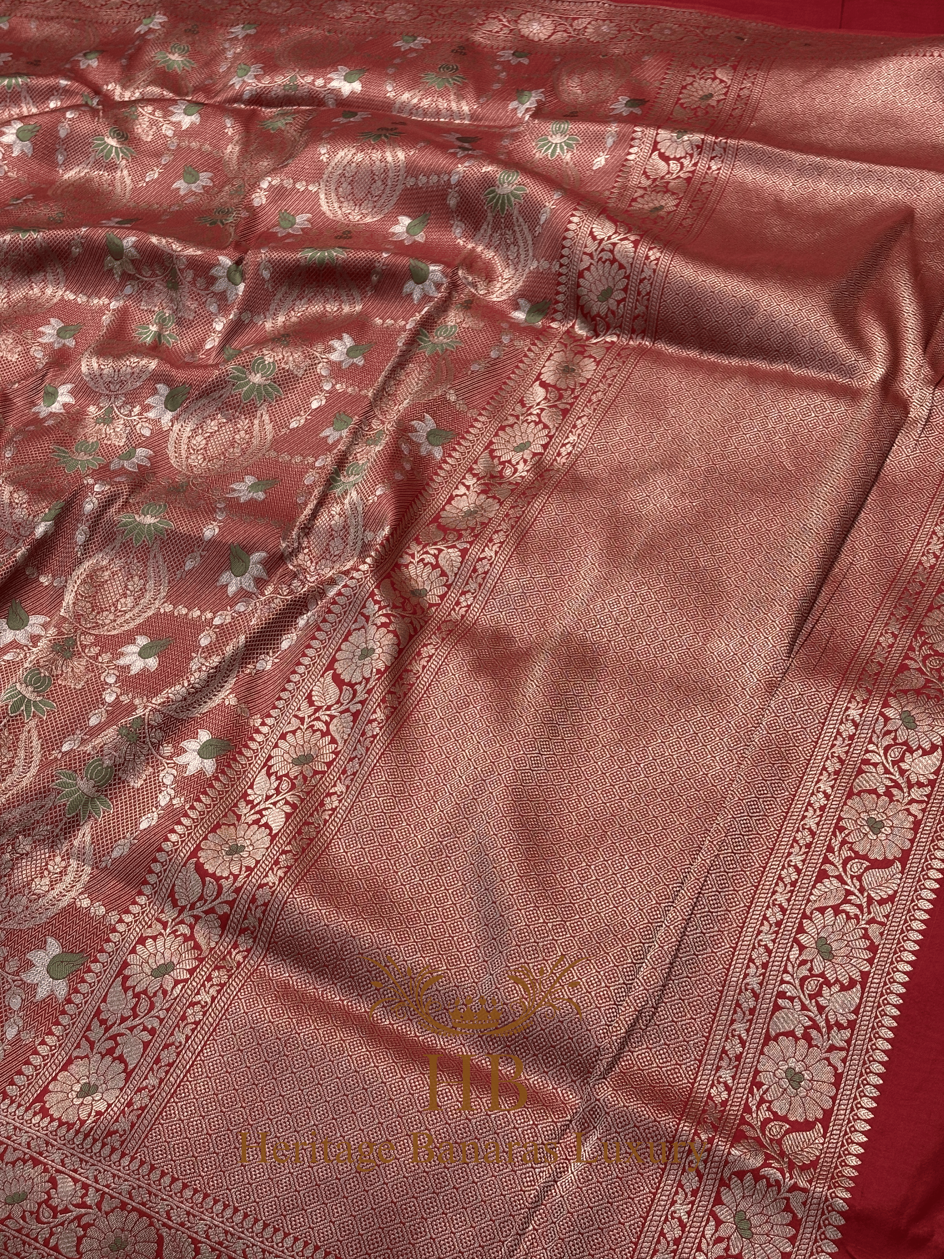 Handwoven Banarasi Pure Katan Silk Banarasi Saree