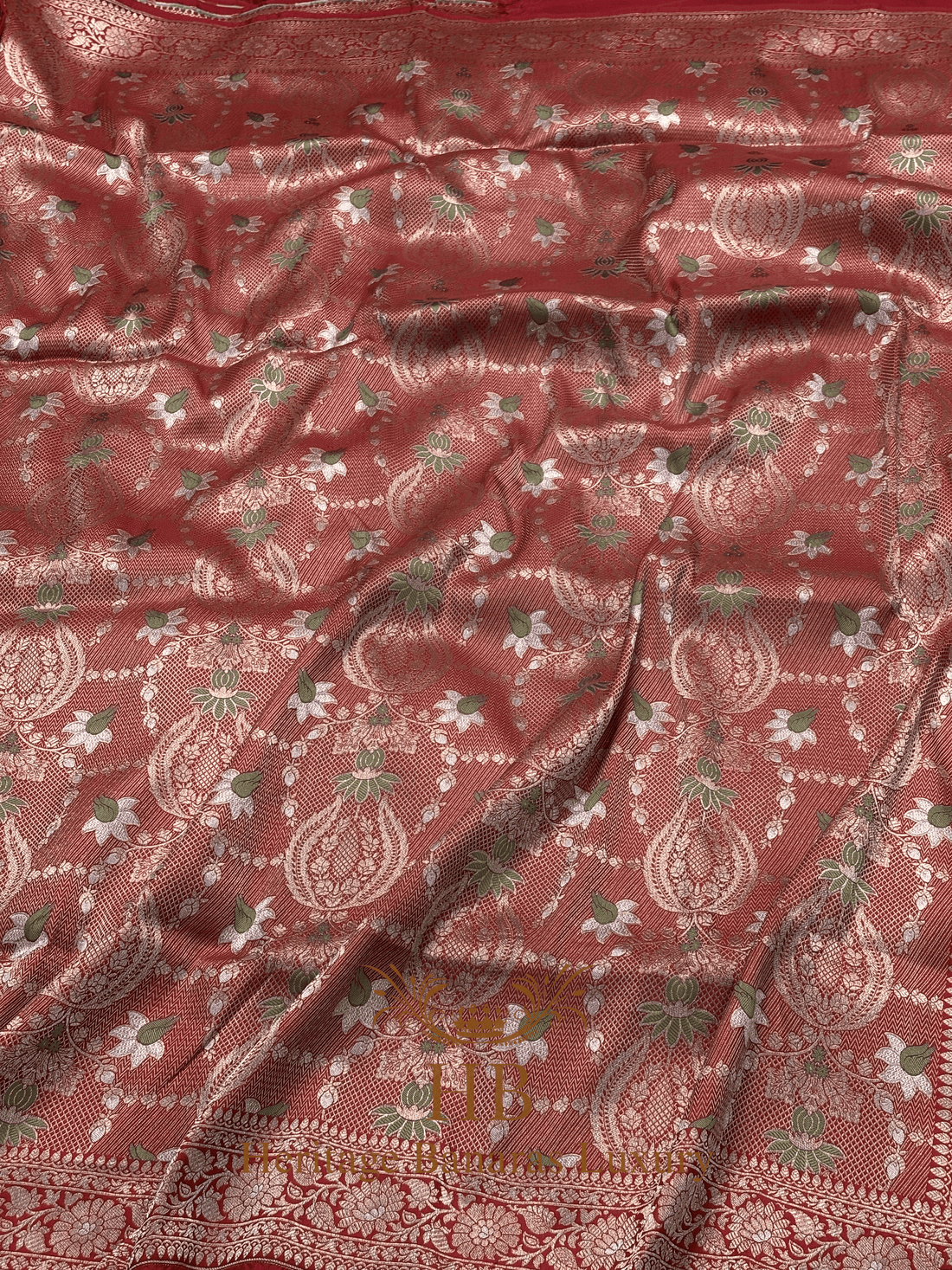 Handwoven Banarasi Pure Katan Silk Banarasi Saree
