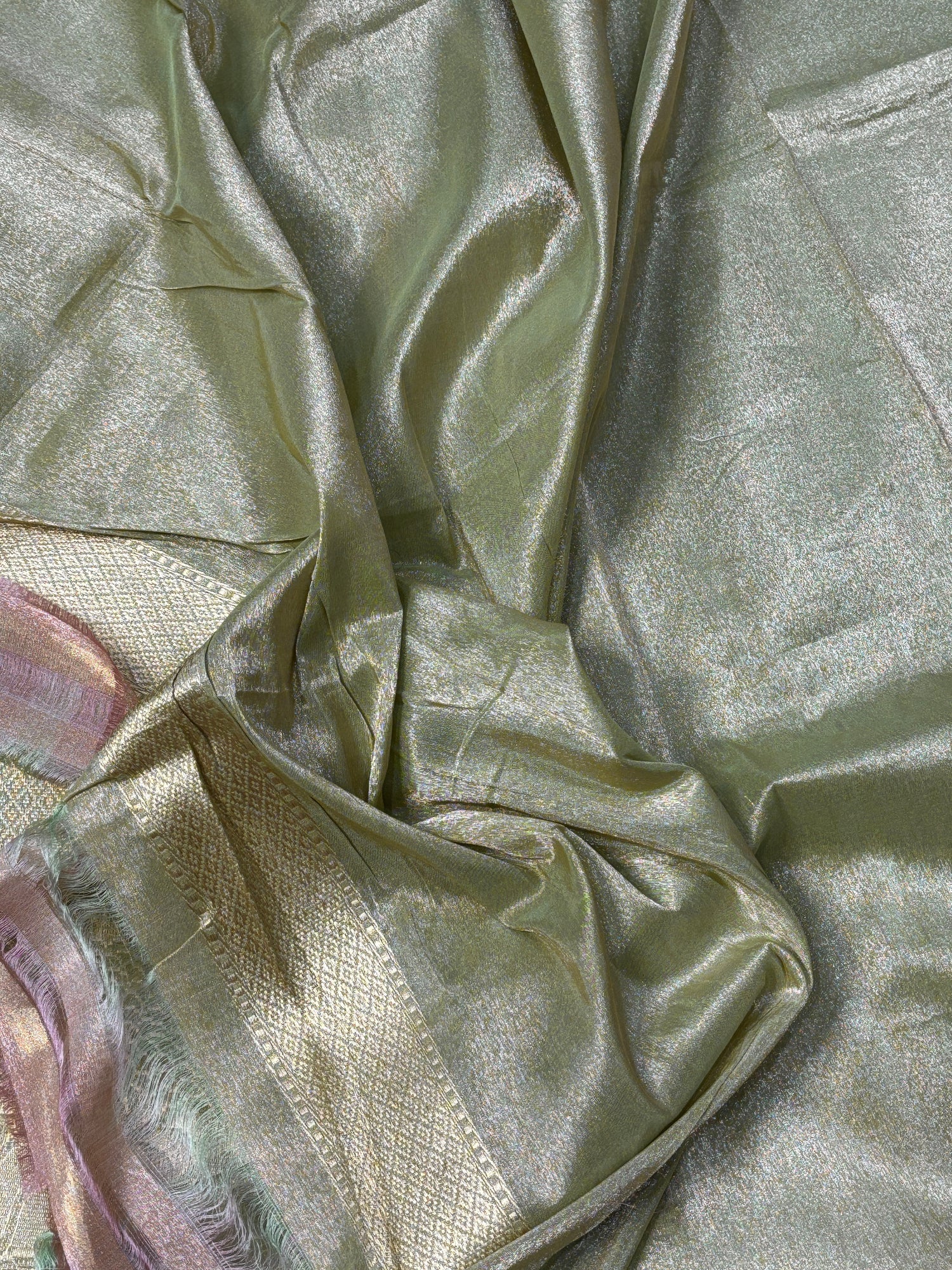 Tissue Banarasi Silk Handwoven Saree