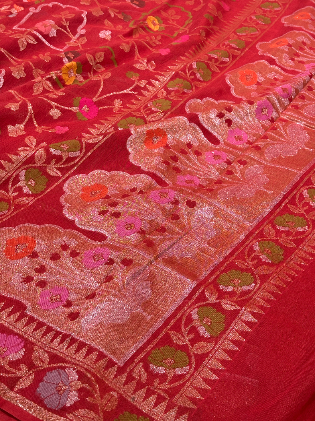 Banarasi cotton Jamdani handloom Saree