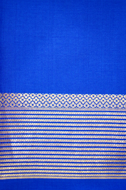 Handwoven Designer Katan Silk Banarasi Saree with Brocade Work