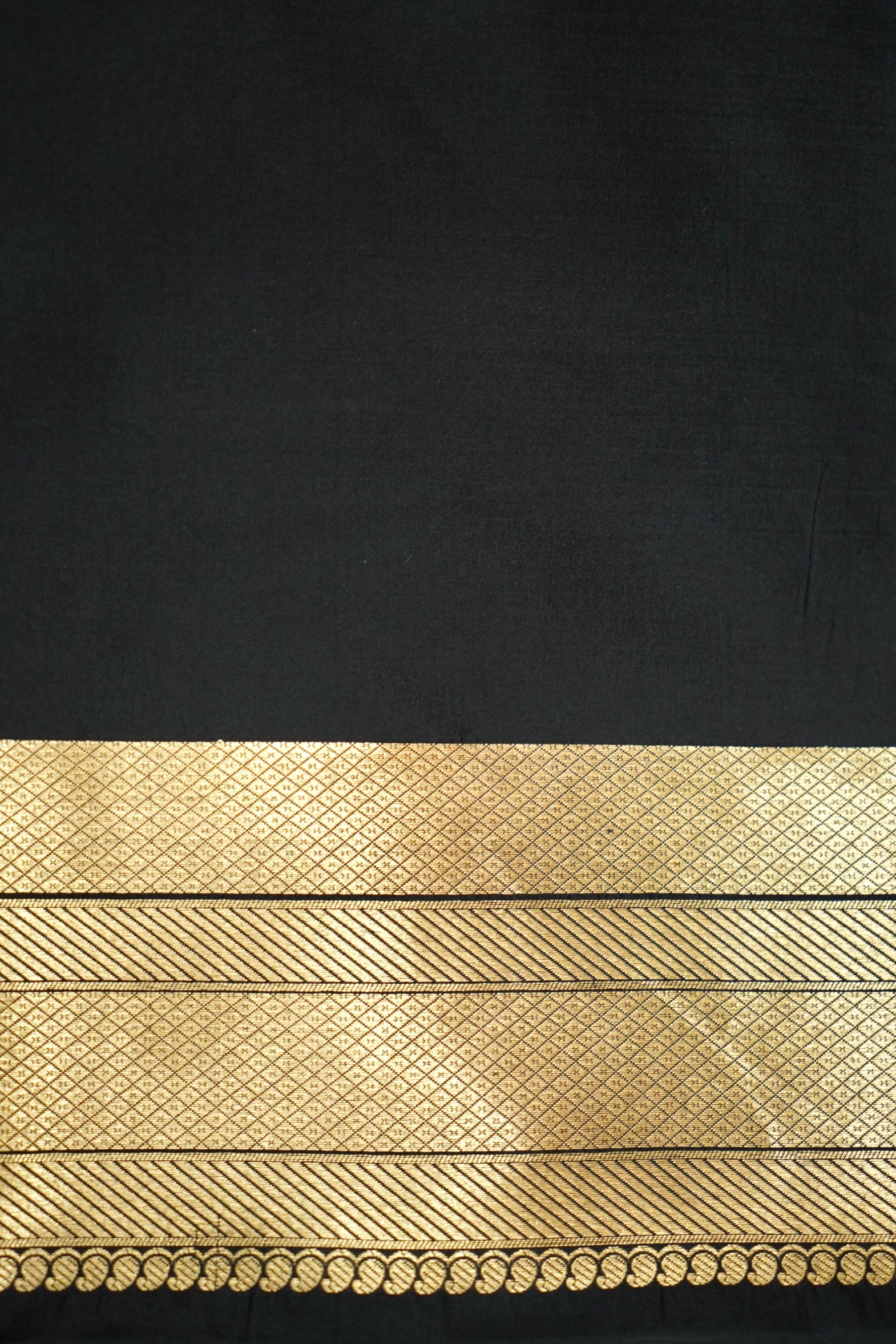 Designer Black Banarasi Pure Katan Silk Saree