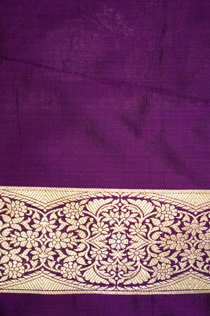 Pure Katan Silk Banarasi All Over Jaal Weaving Saree