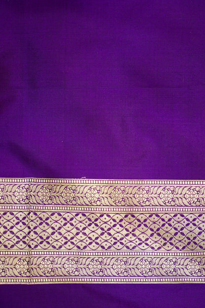 Pure Katan Silk Banarasi All Over Jaal Weaving Saree