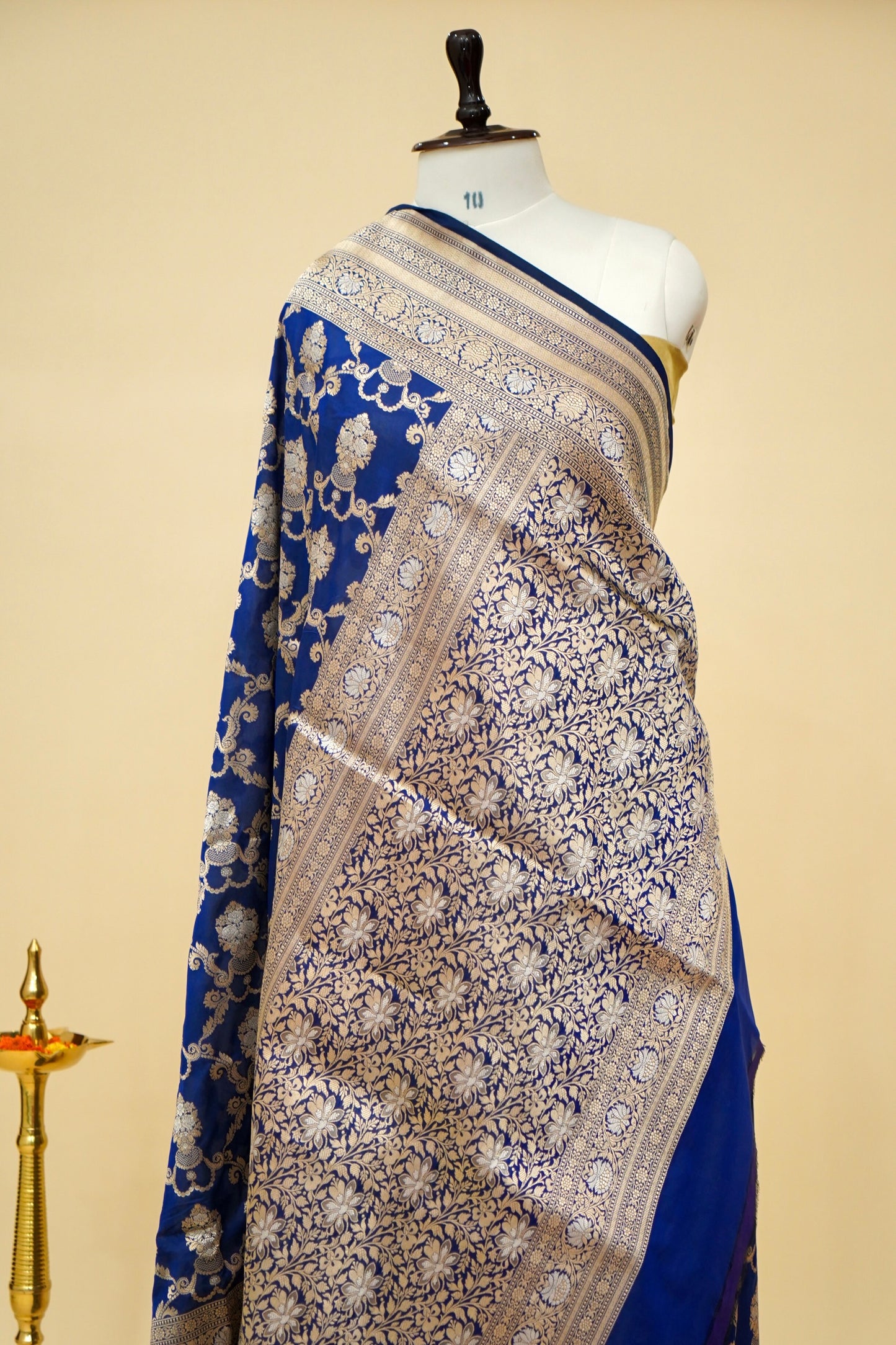 Pure Katan Silk Banarasi All Over Jaal Weaving Saree