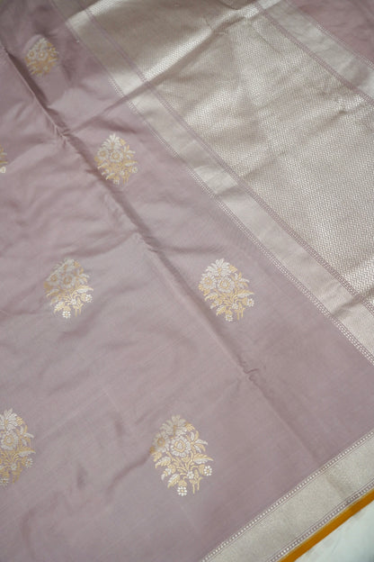 Pure Katan Silk Ektara Banarasi Saree